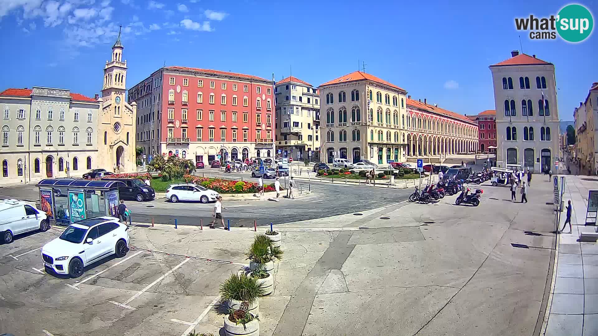 Webcam Split Riva – Prokurative | Trg Republike