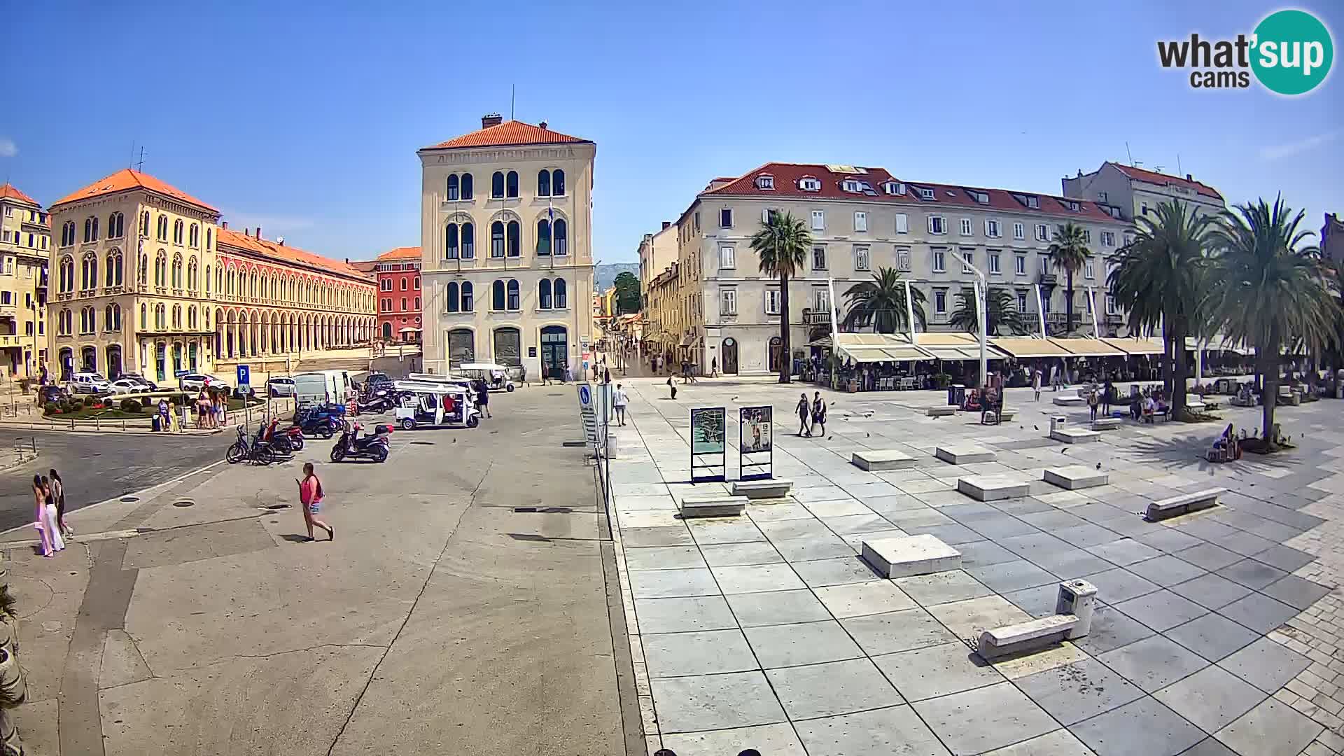 Webcam Split Riva – Prokurative | Trg Republike