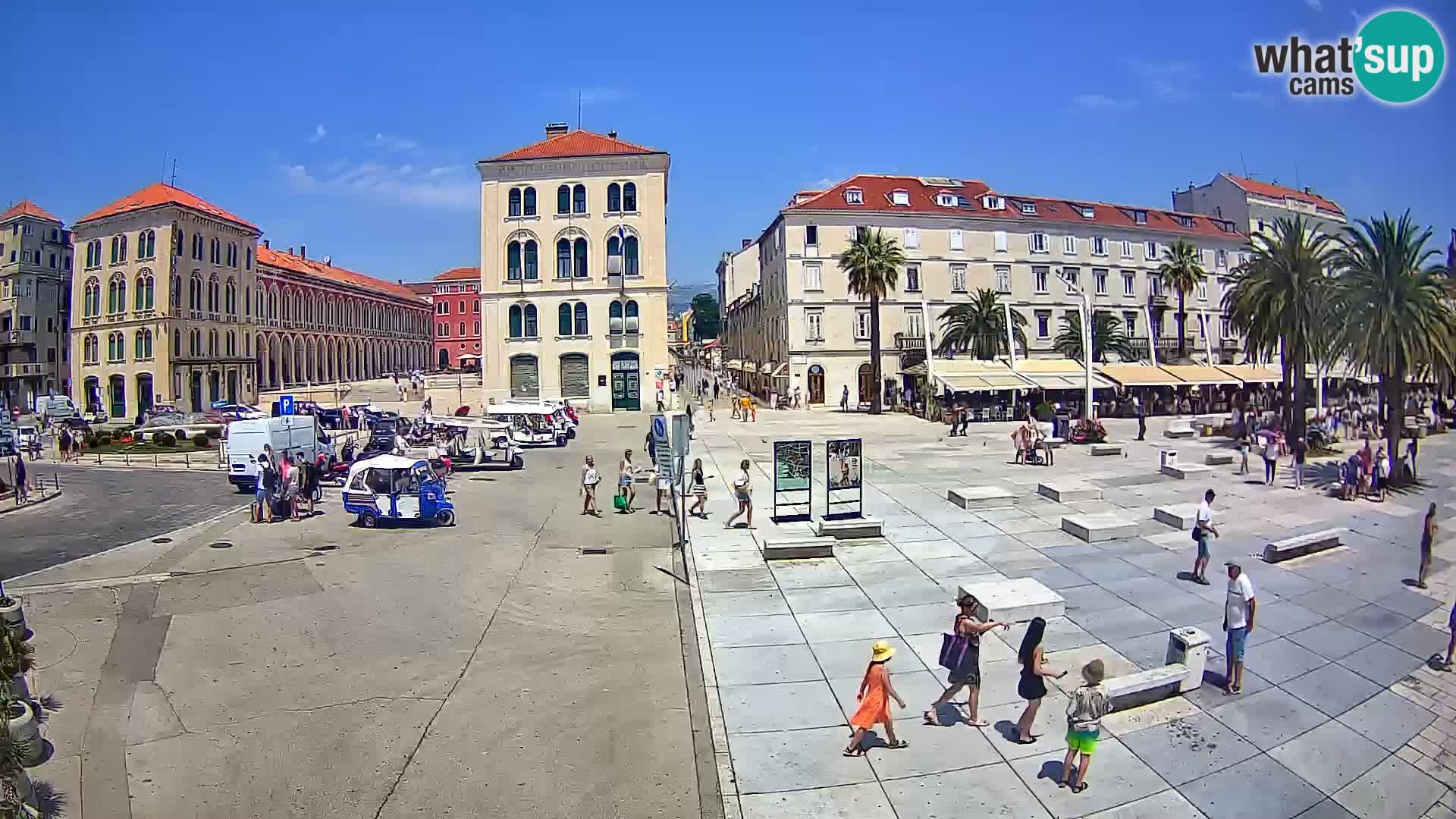 Webcam Split Riva – Prokurative | Trg Republike