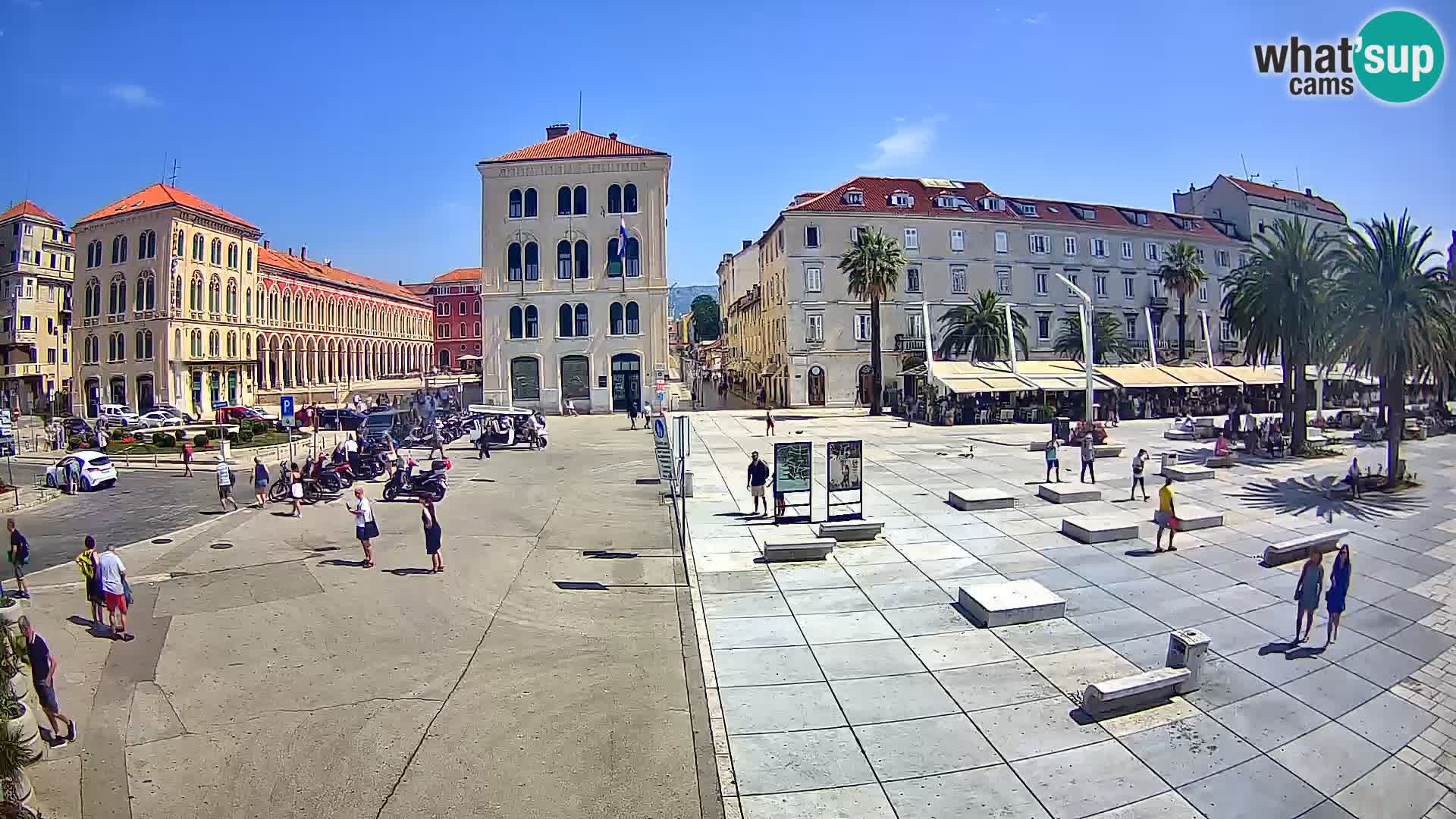Webcam Split Riva – Prokurative | Trg Republike