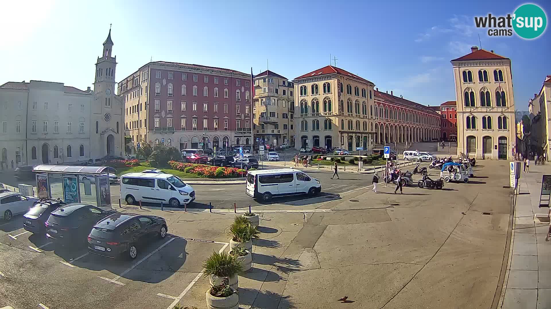 Webcam Spalato Riva – Prokurative | Piazza della Republika