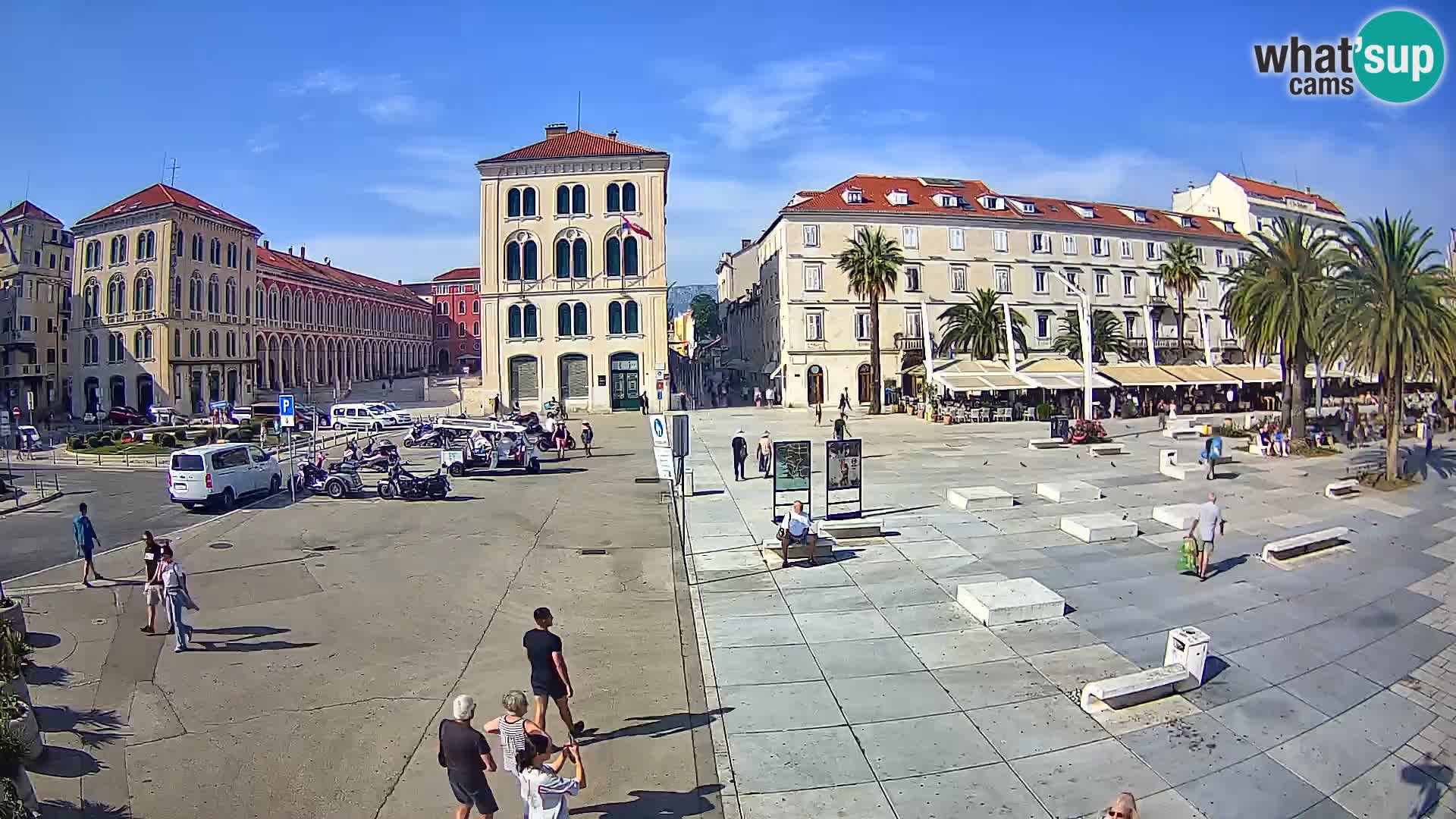 Webcam Split Riva – Prokurative | Trg Republike