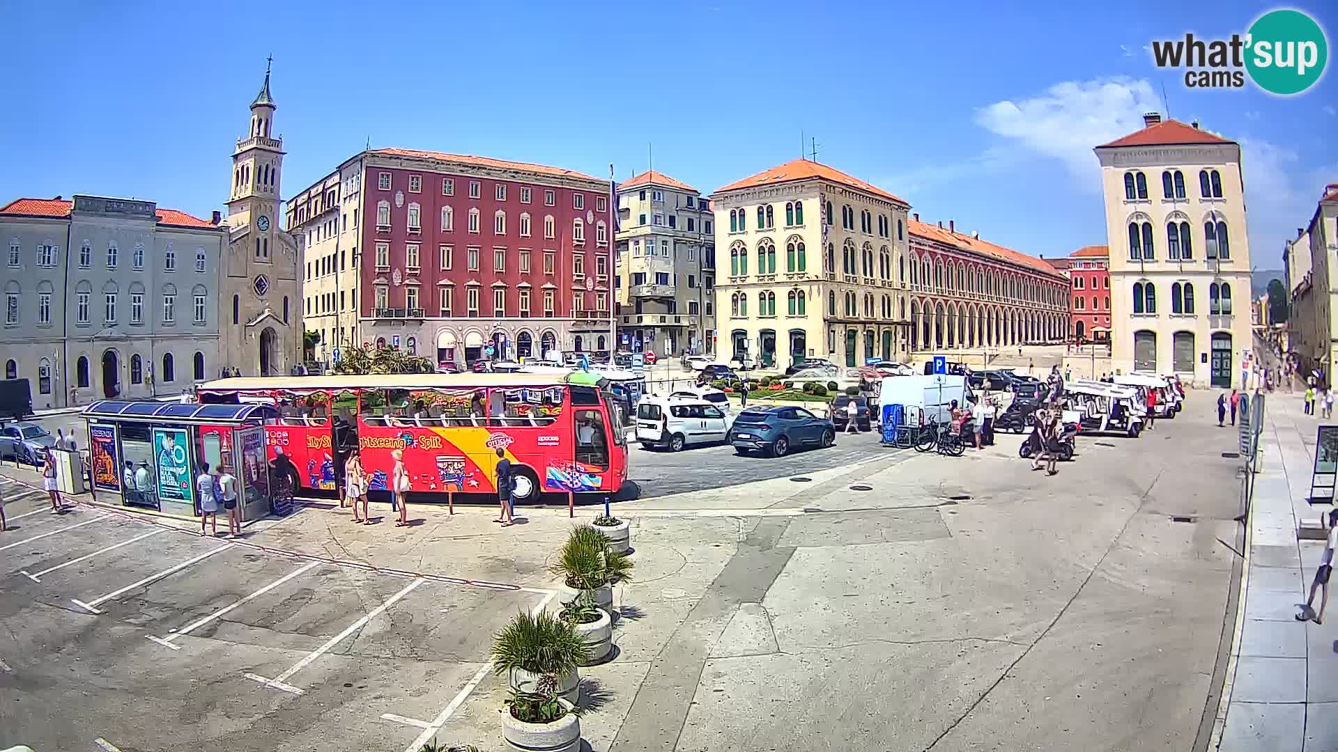 Webcam Split Riva – Prokurative | Trg Republike