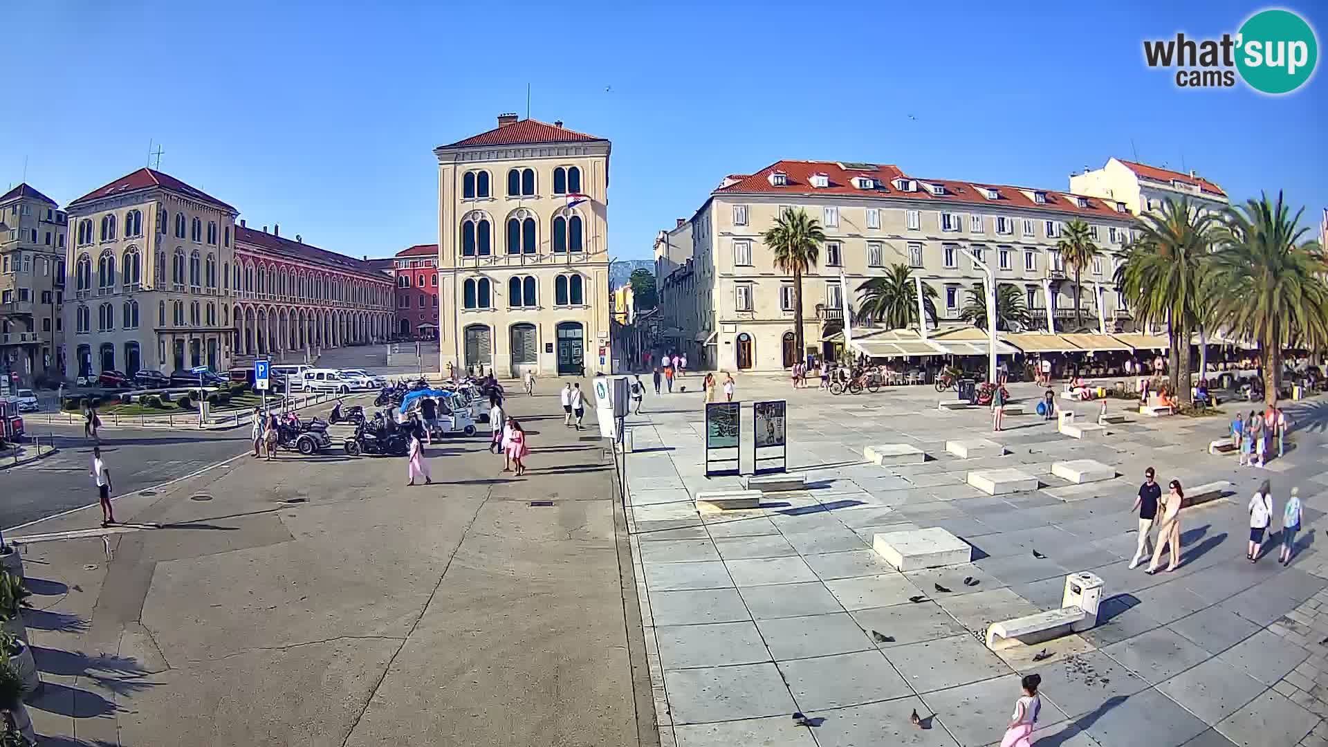 Webcam Spalato Riva – Prokurative | Piazza della Republika