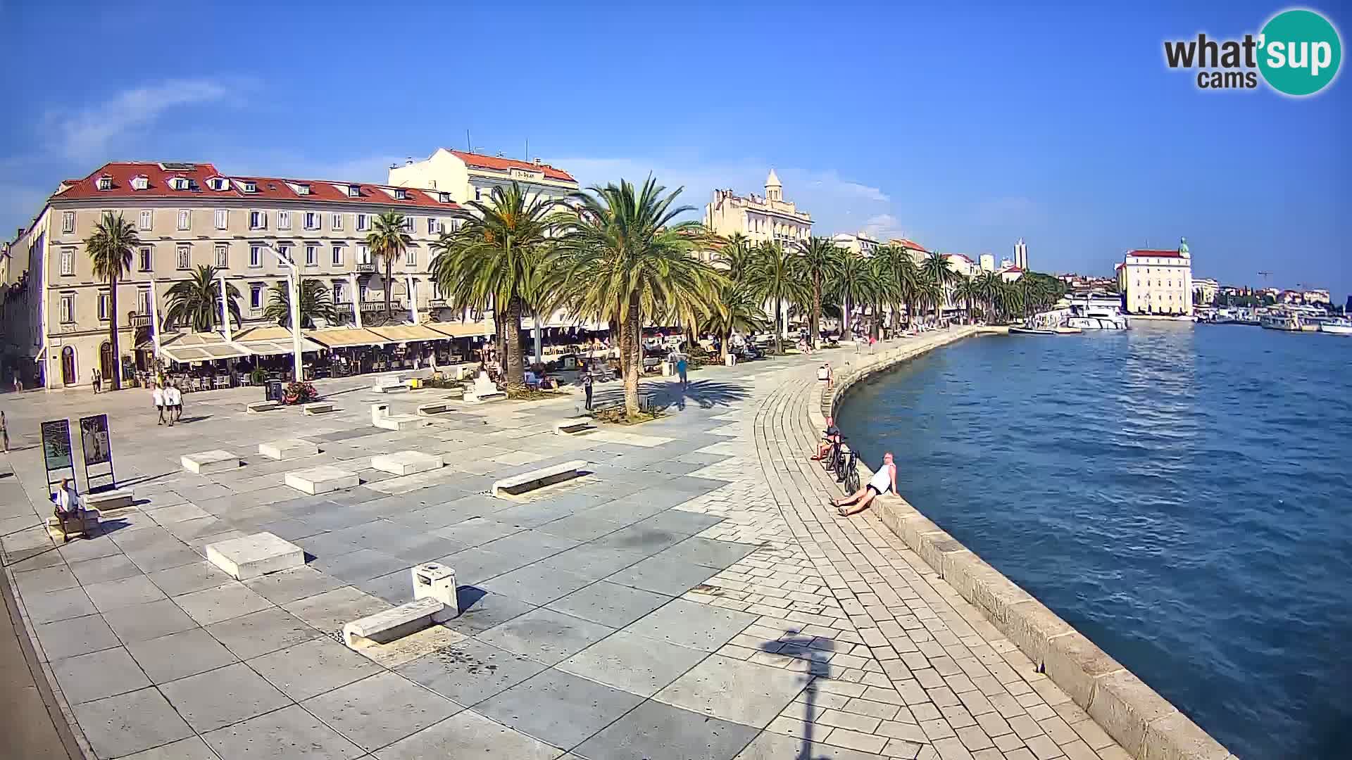 Webcam Split Riva – Prokurative | Trg Republike
