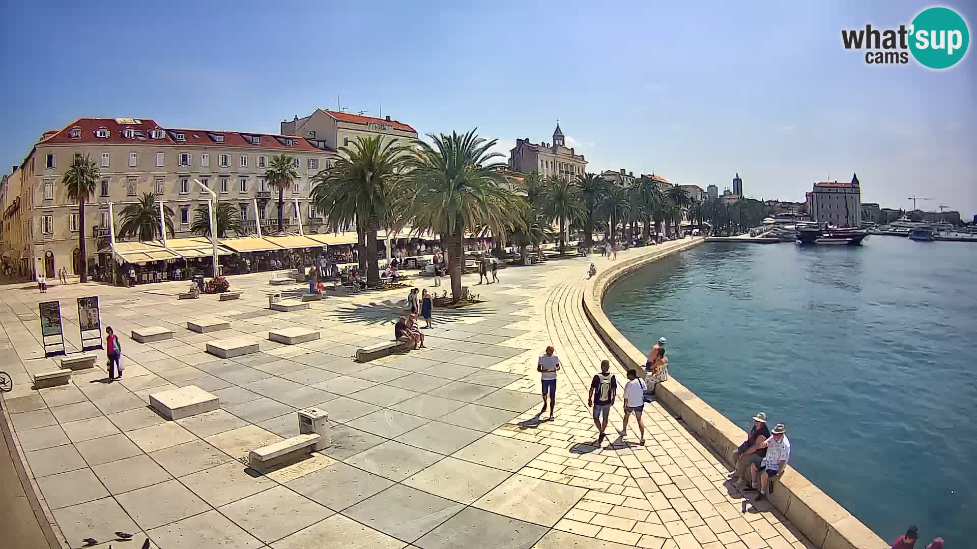 Webcam Split Riva – Prokurative | Trg Republike