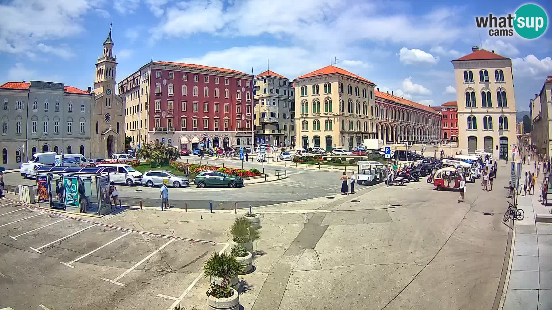 Webcam Spalato Riva – Prokurative | Piazza della Republika