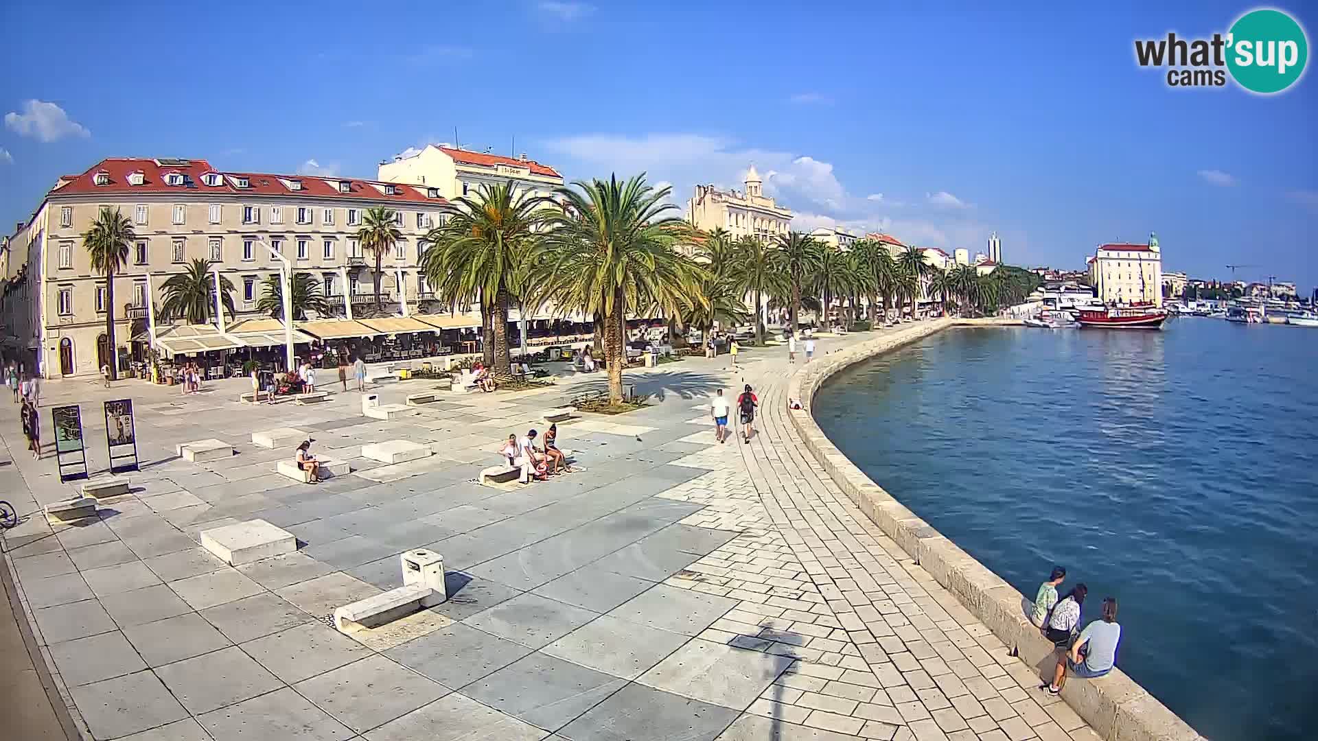 Webcam Spalato Riva – Prokurative | Piazza della Republika