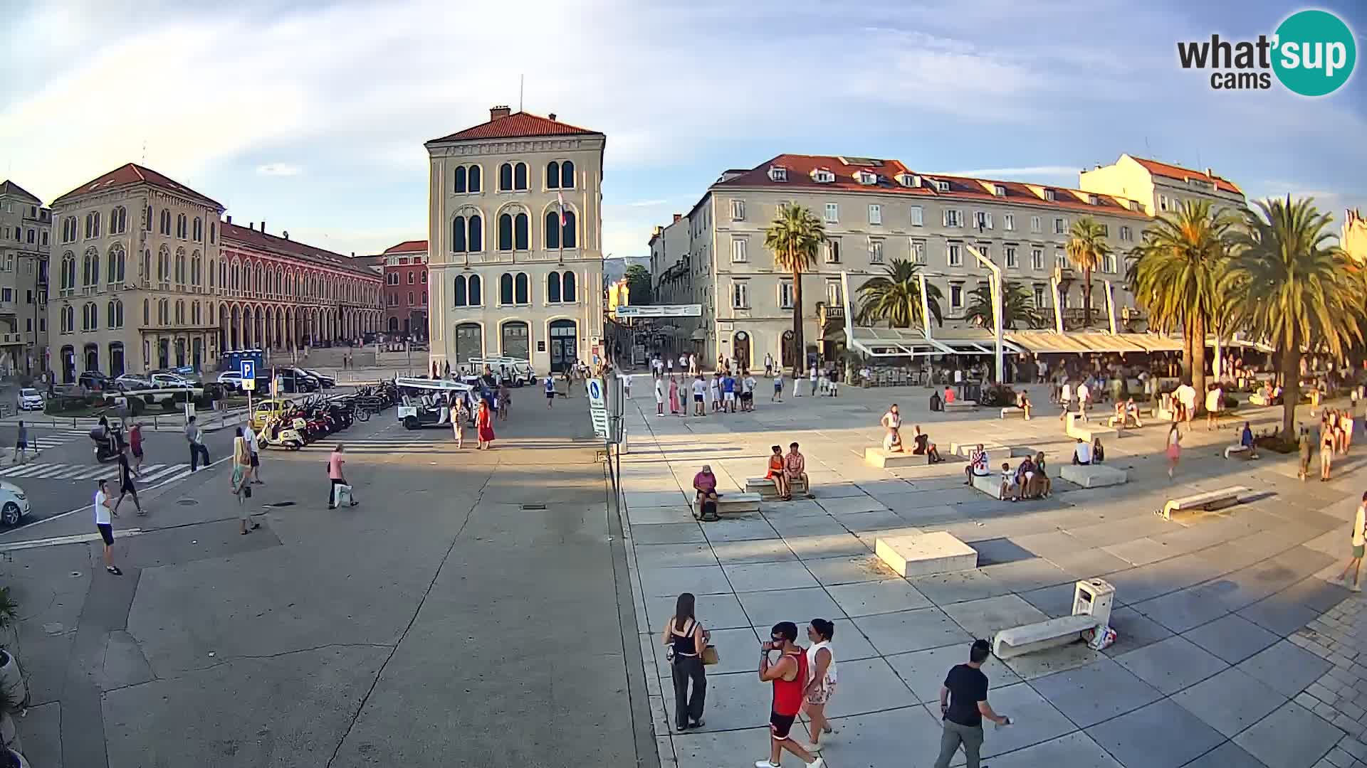 Webcam Split Riva – Prokurative | Trg Republike