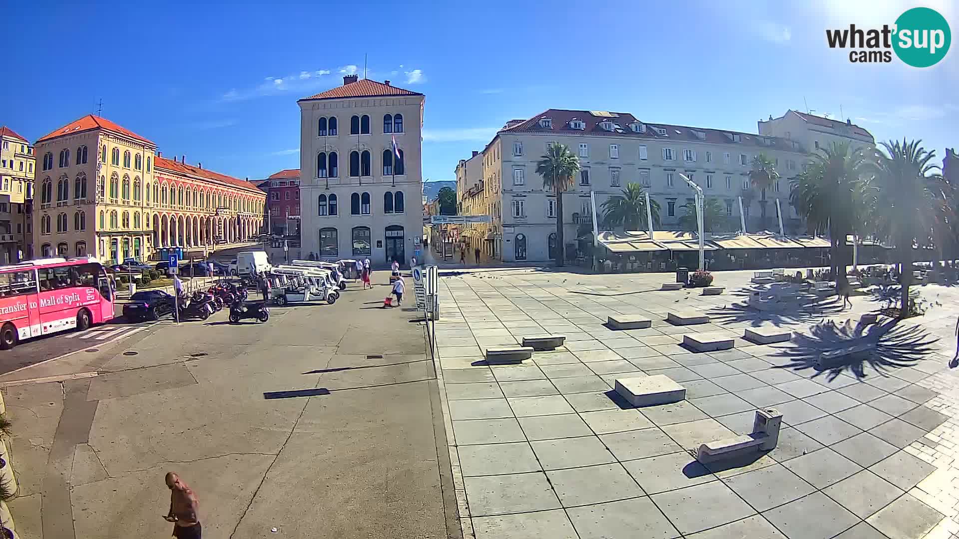 Webcam Split Riva – Prokurative | Trg Republike