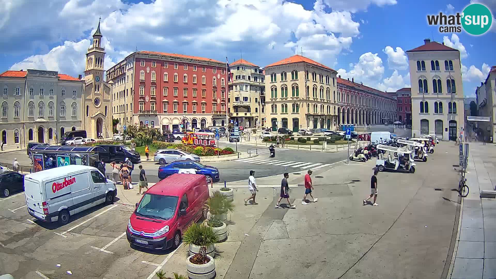 Webcam Split Riva – Prokurative | Trg Republike