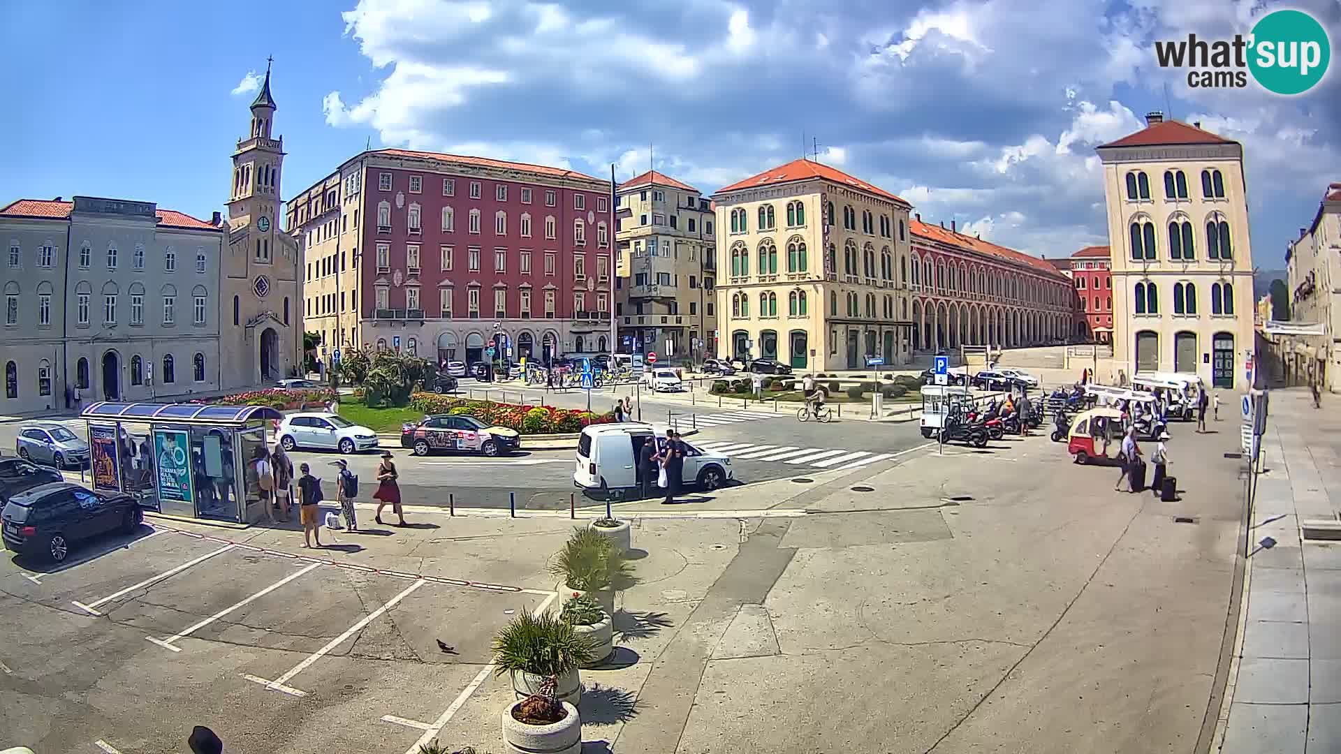 Webcam Split Riva – Prokurative | Trg Republike