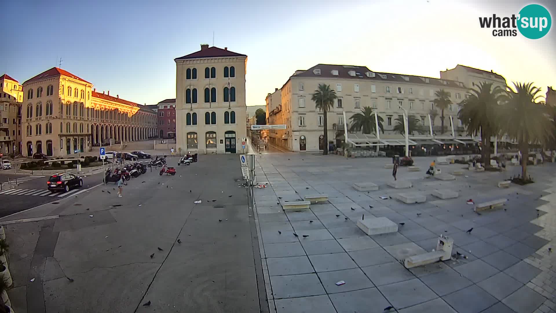 Webcam Split Riva – Prokurative | Trg Republike