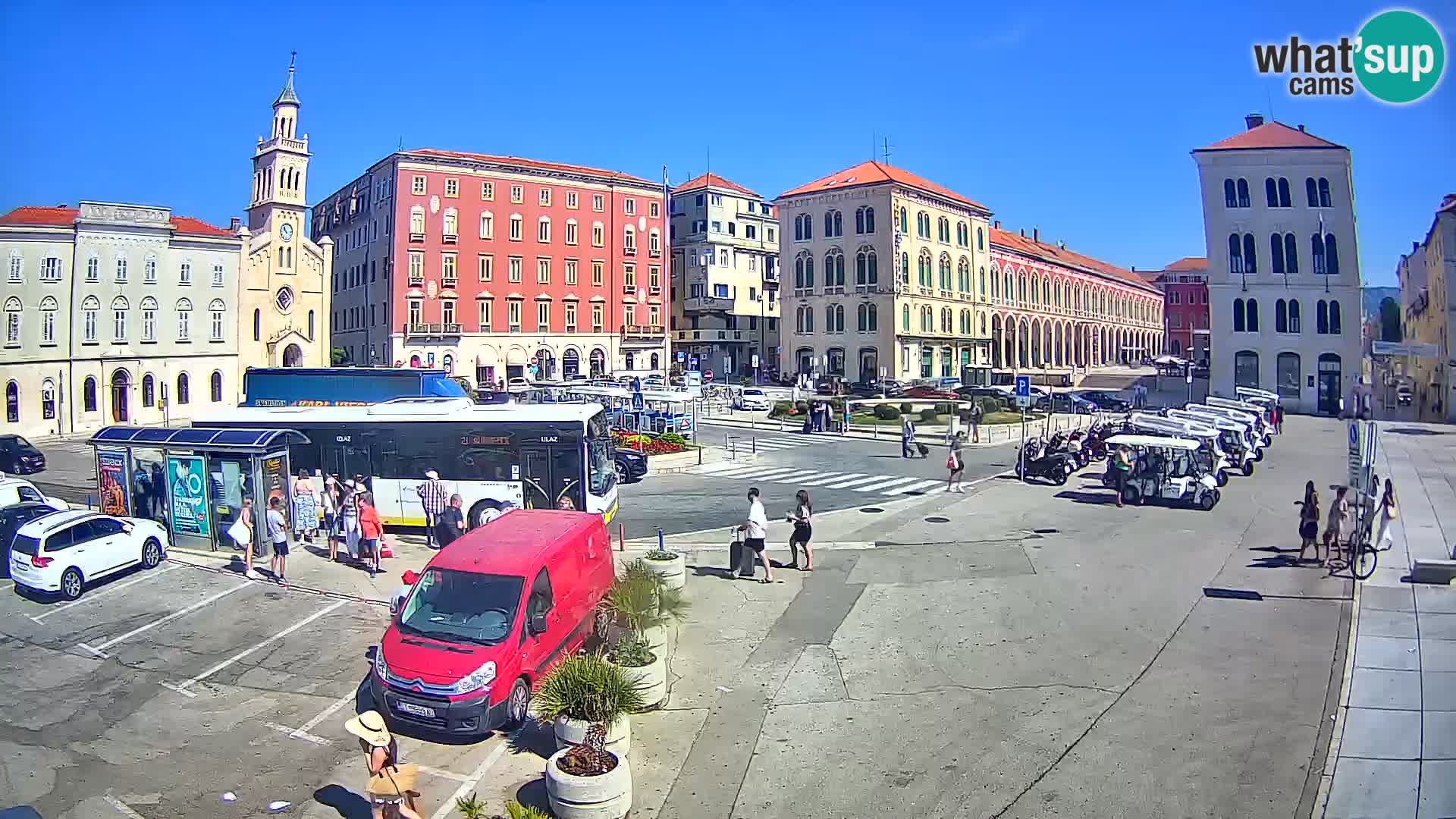 Webcam Split Riva – Prokurative | Trg Republike