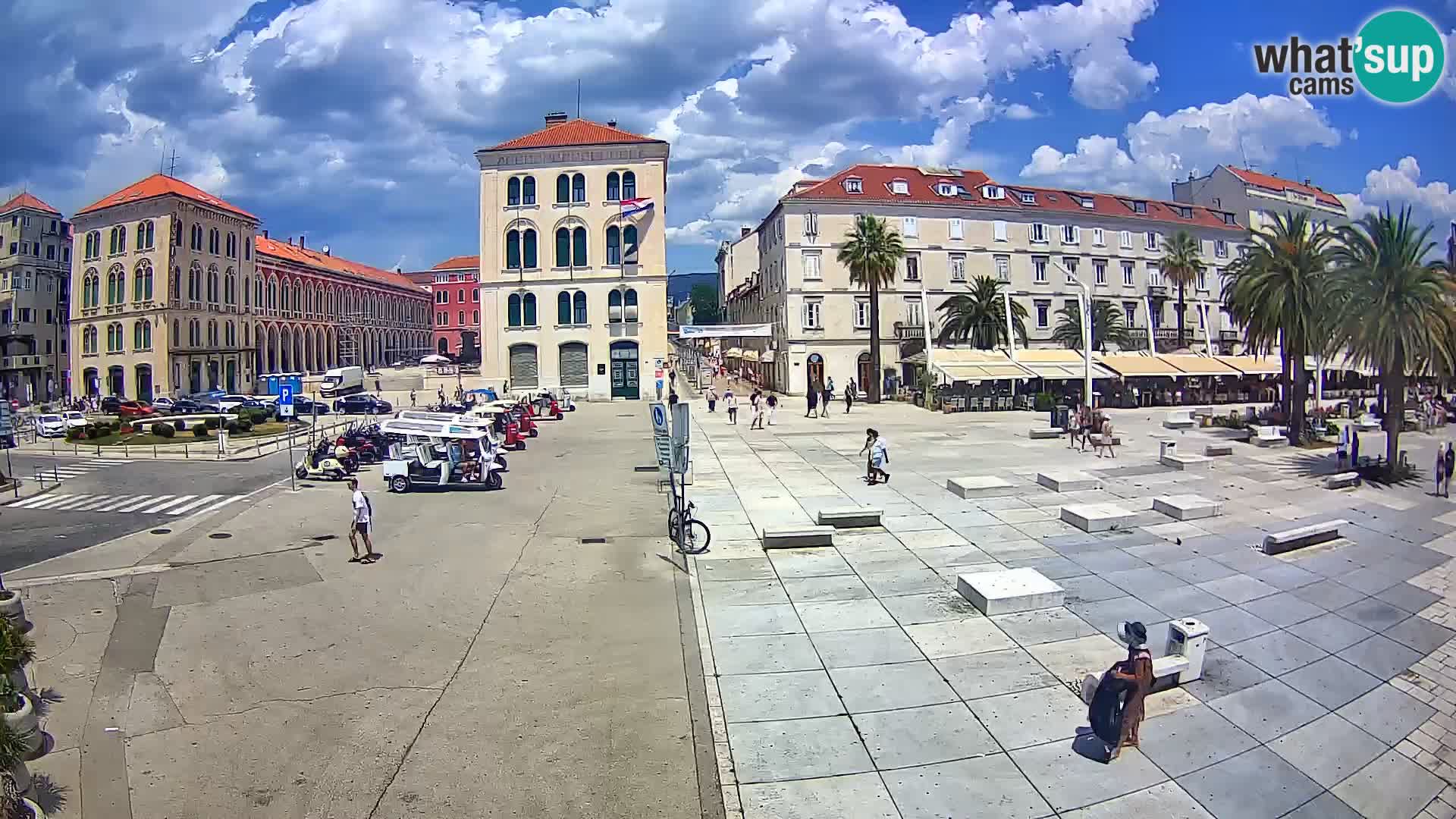 Webcam Split Riva – Prokurative | Trg Republike
