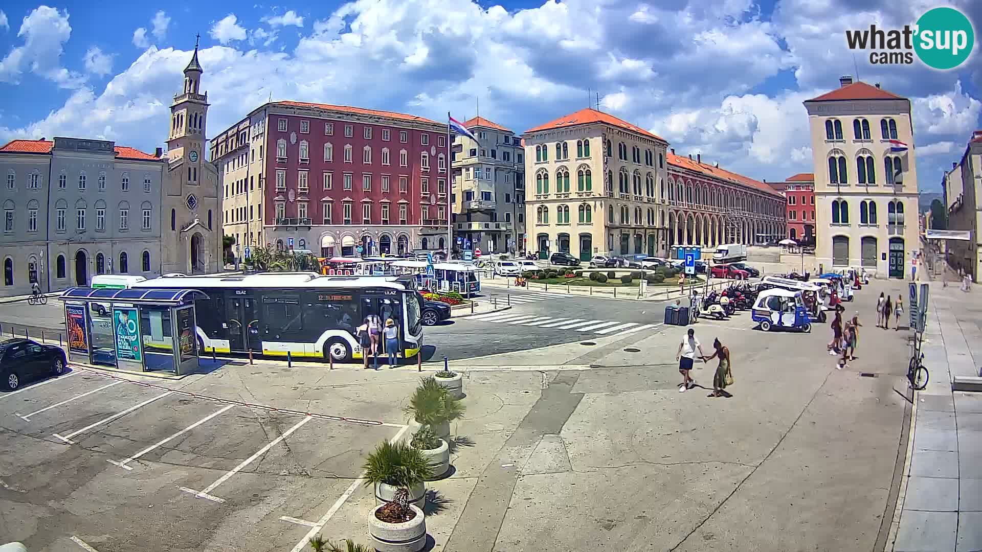 Webcam Split Riva – Prokurative | Trg Republike