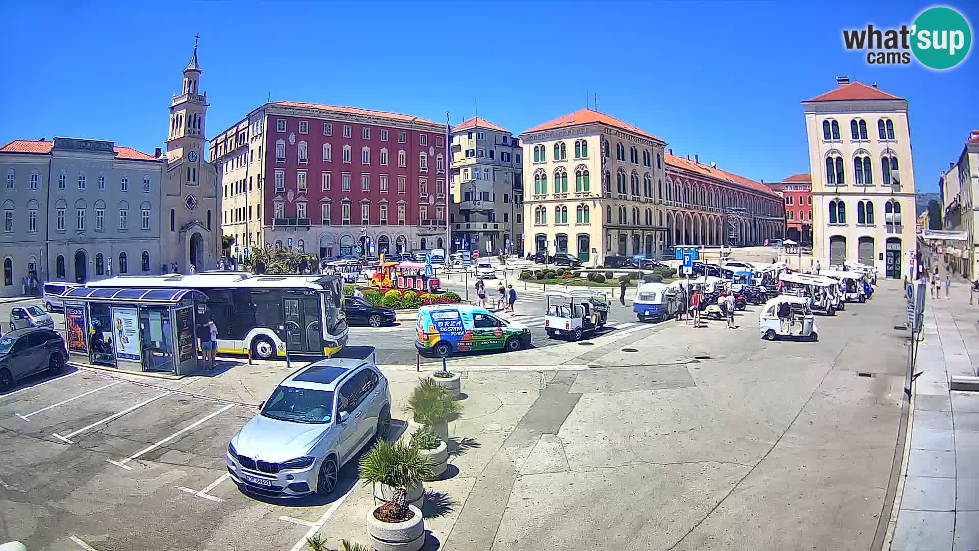 Webcam Split Riva – Prokurative | Trg Republike