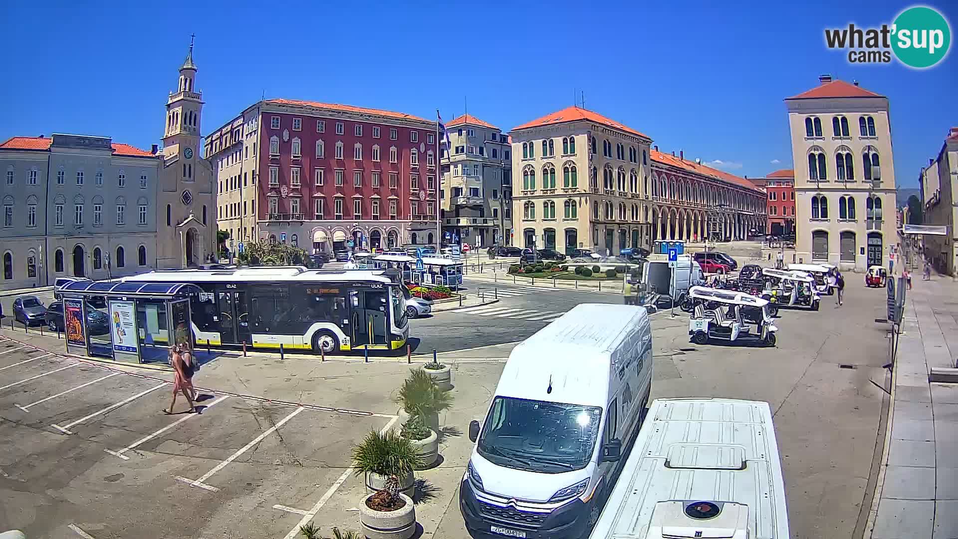 Webcam Split Riva – Prokurative | Trg Republike
