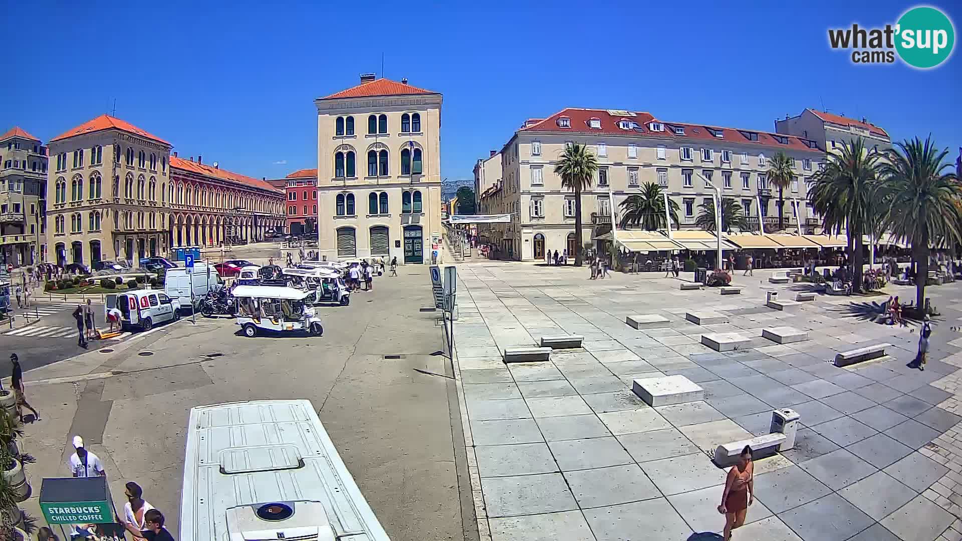 Webcam Split Riva – Prokurative | Trg Republike