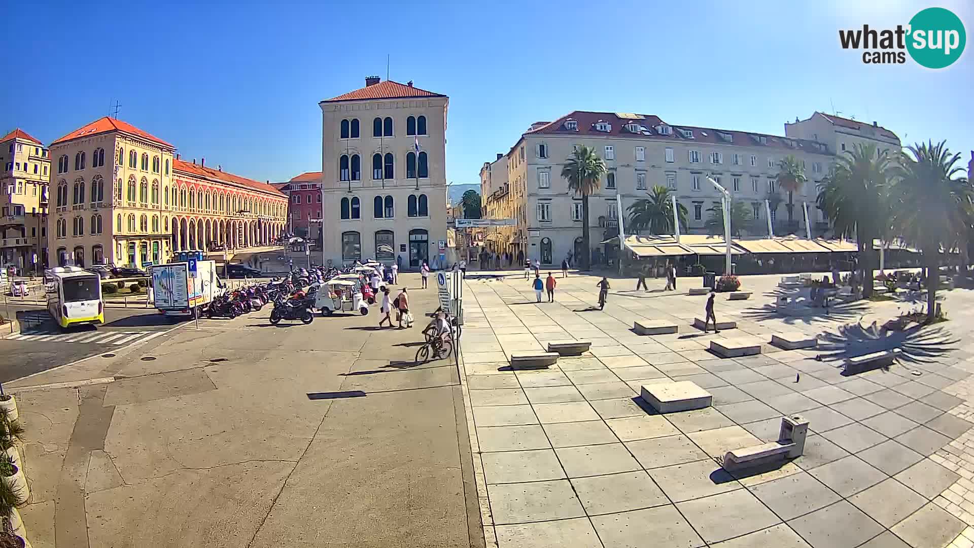 Webcam Split Riva – Prokurative | Trg Republike