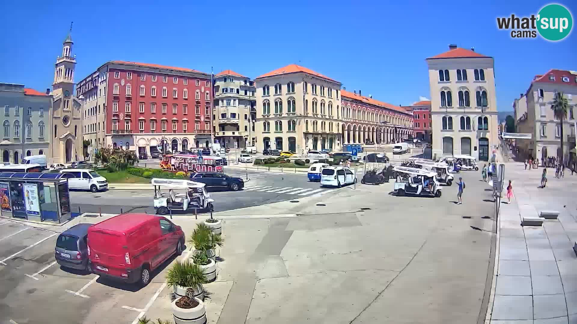 Webcam Split Riva – Prokurative | Trg Republike