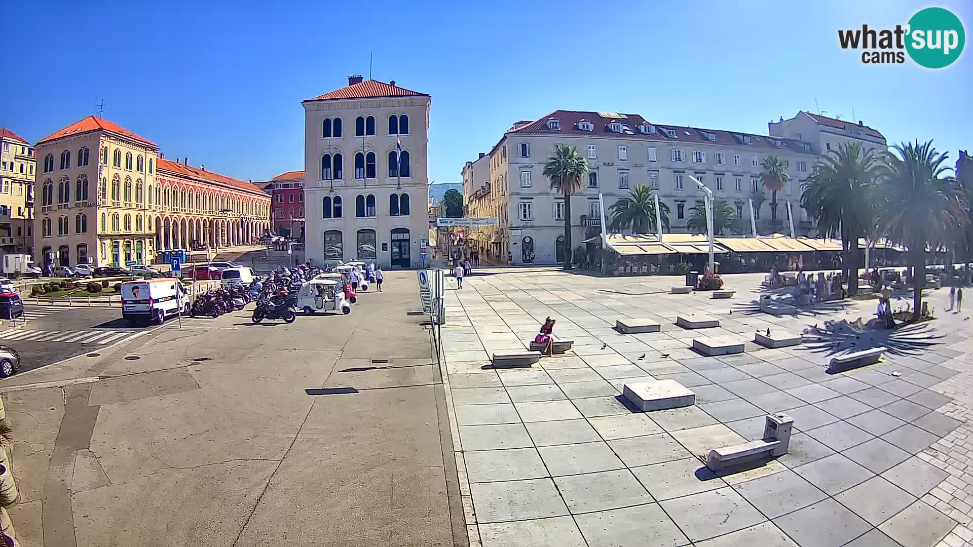 Webcam Split Riva – Prokurative | Trg Republike