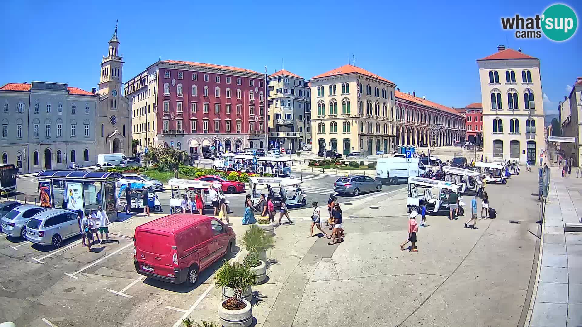 Webcam Split Riva – Prokurative | Trg Republike