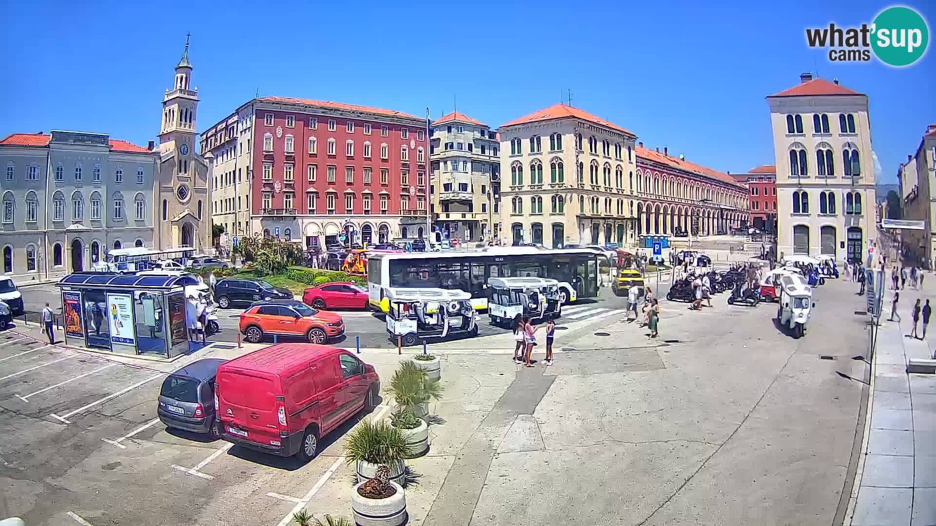 Webcam Split Riva – Prokurative | Trg Republike