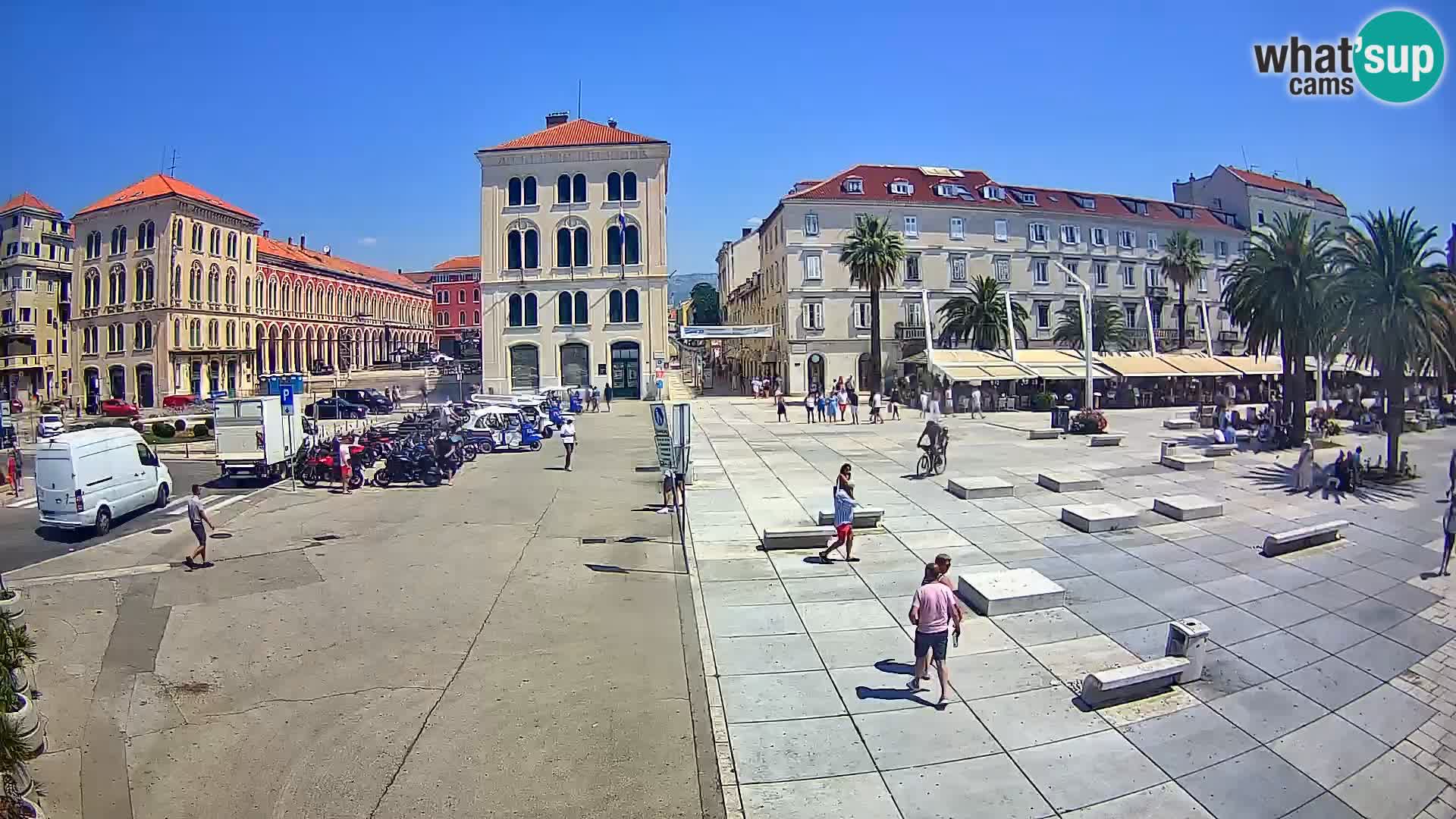 Webcam Split Riva – Prokurative | Trg Republike