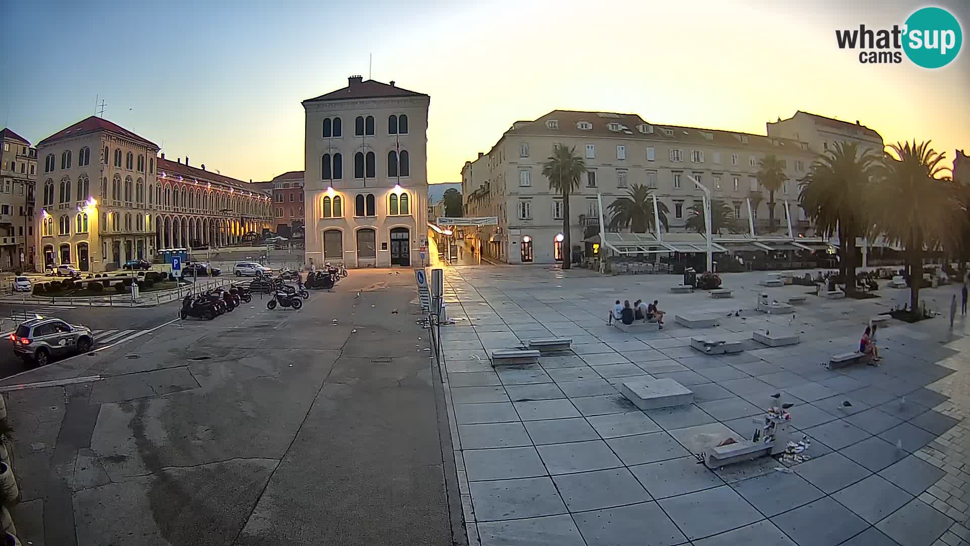 Webcam Spalato Riva – Prokurative | Piazza della Republika
