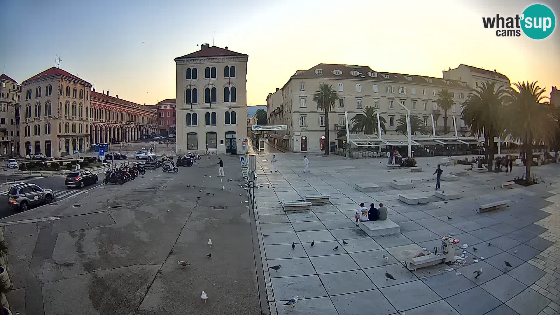 Webcam Split Riva – Prokurative | Trg Republike