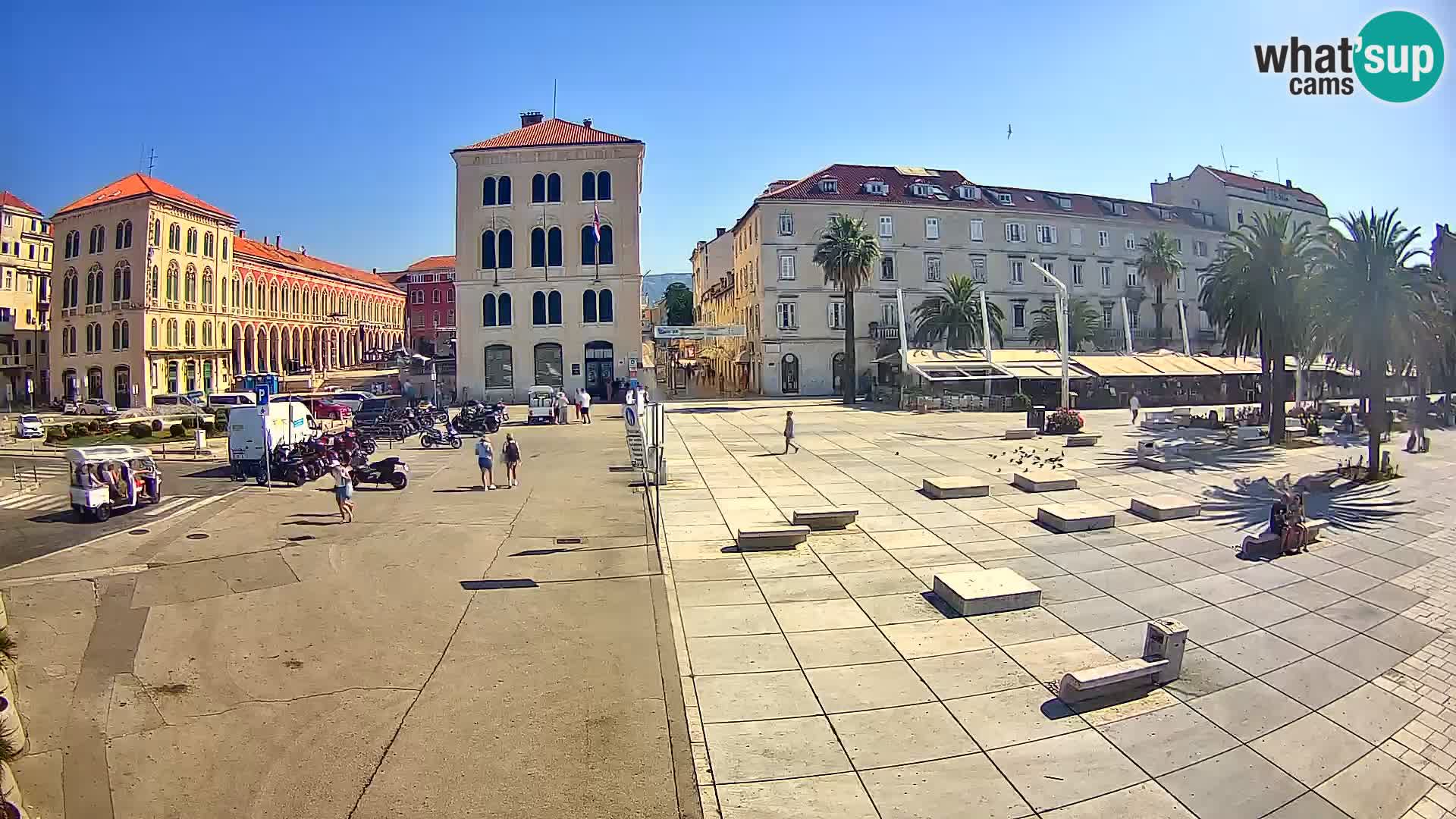 Webcam Split Riva – Prokurative | Trg Republike