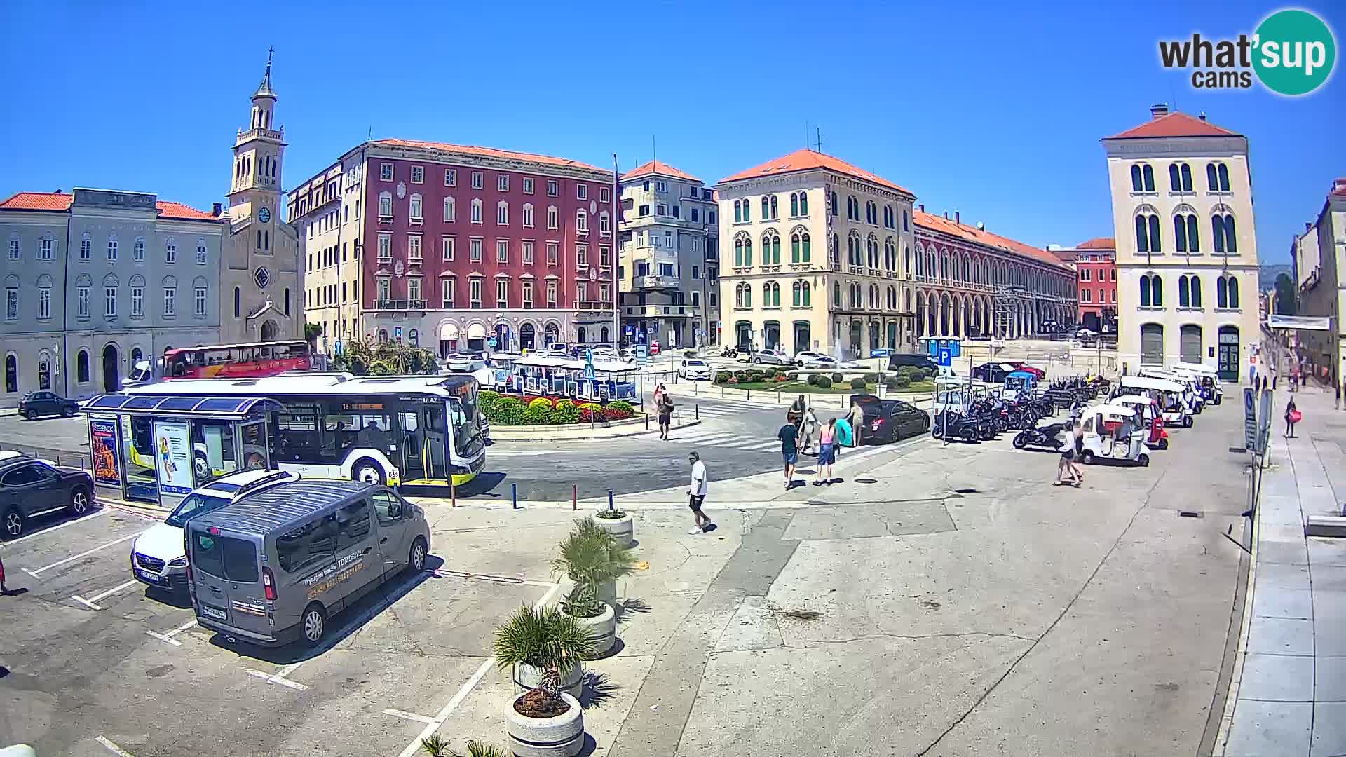 Webcam Split Riva – Prokurative | Trg Republike