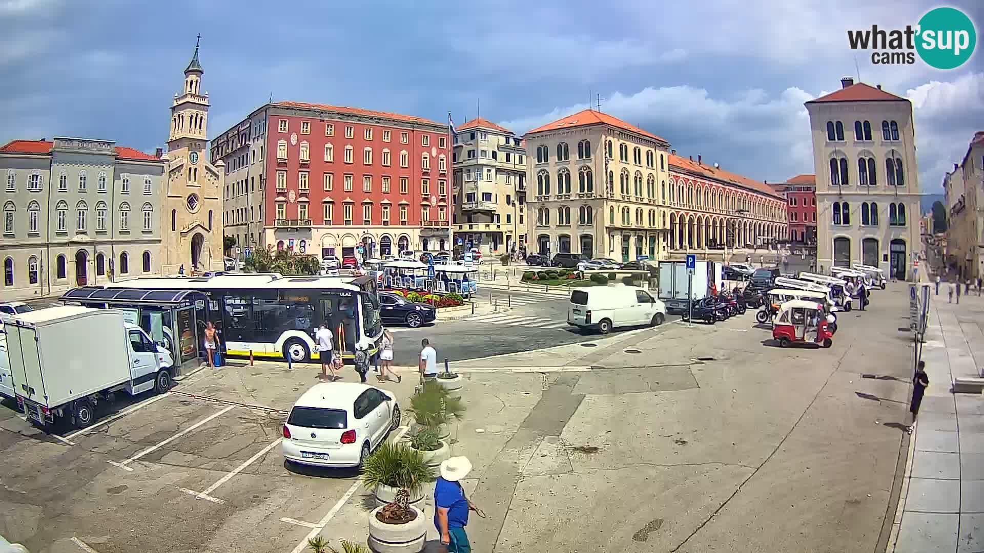 Webcam Split Riva – Prokurative | Trg Republike