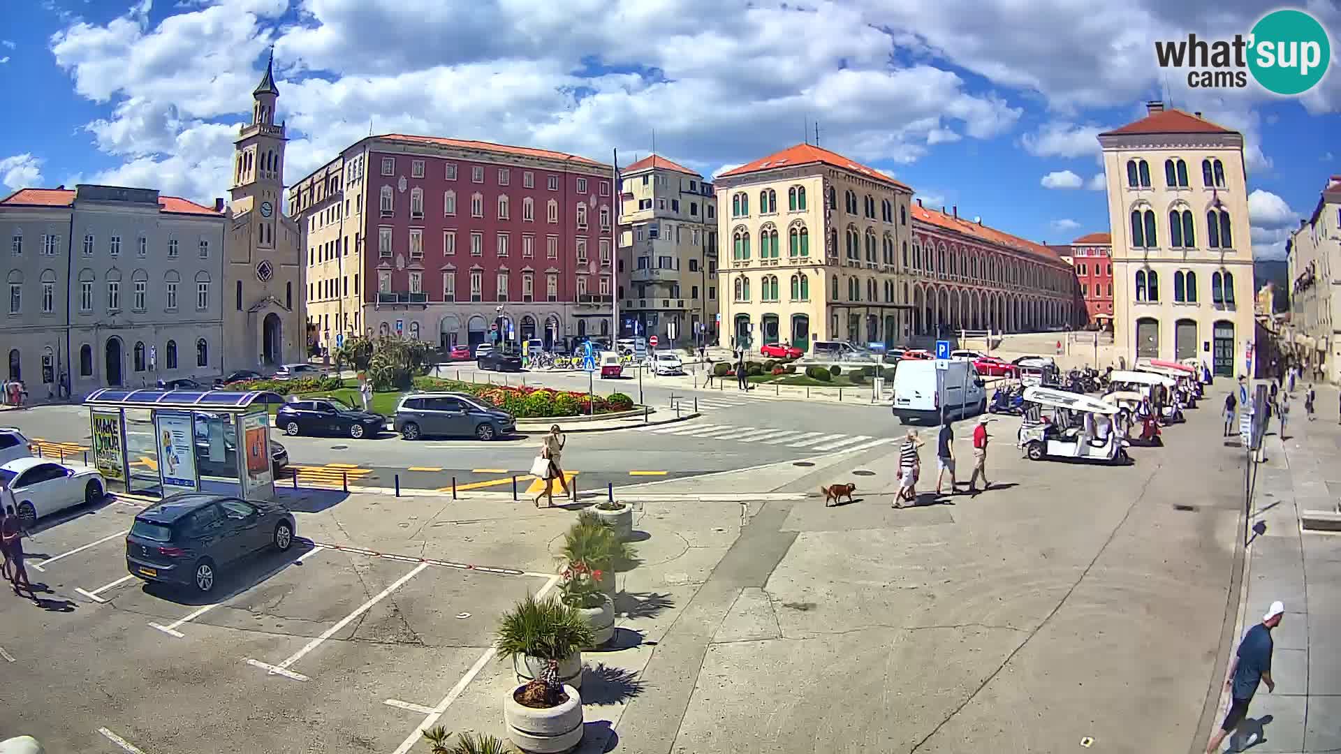 Webcam Split Riva – Prokurative | Trg Republike