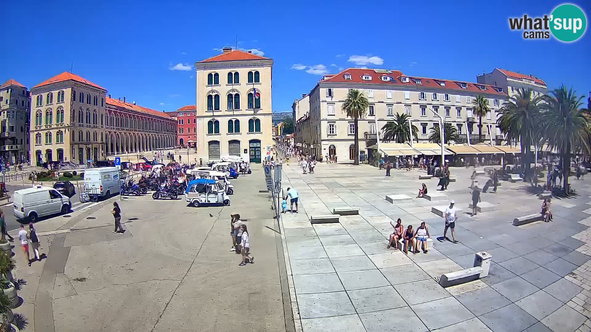 Webcam Spalato Riva – Prokurative | Piazza della Republika