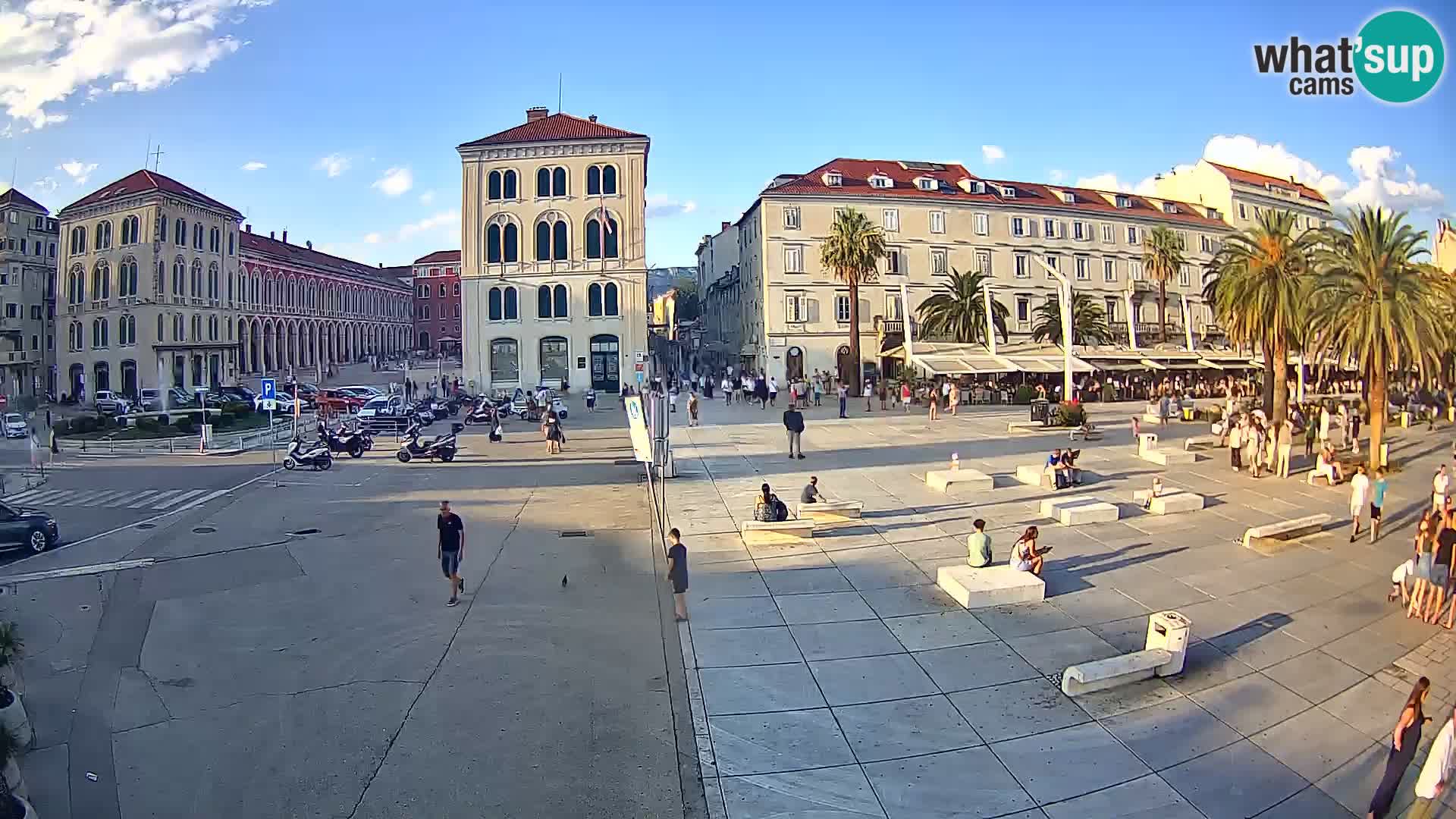 Webcam Split Riva – Prokurative | Trg Republike