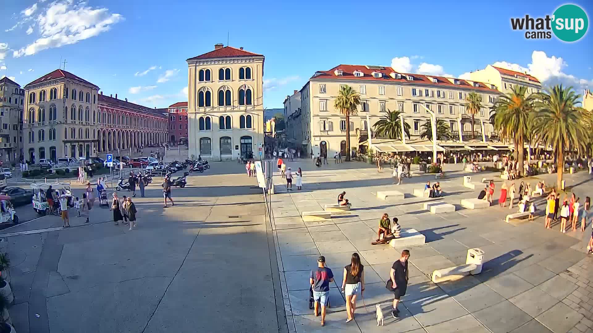 Webcam Split Riva – Prokurative | Trg Republike