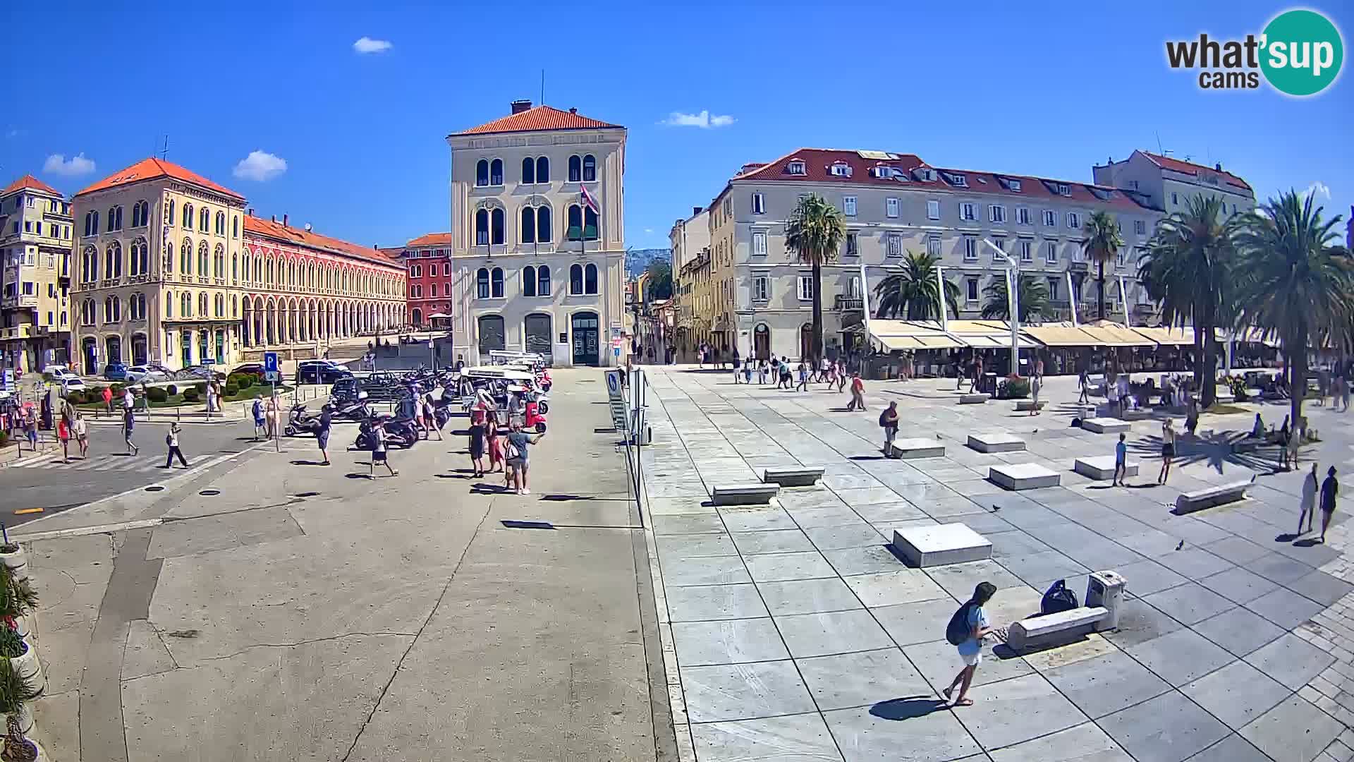 Webcam Split Riva – Prokurative | Trg Republike