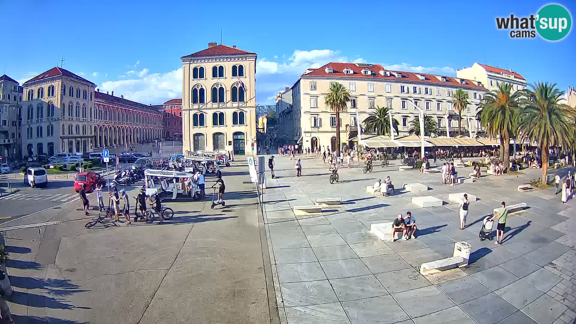 Webcam Spalato Riva – Prokurative | Piazza della Republika