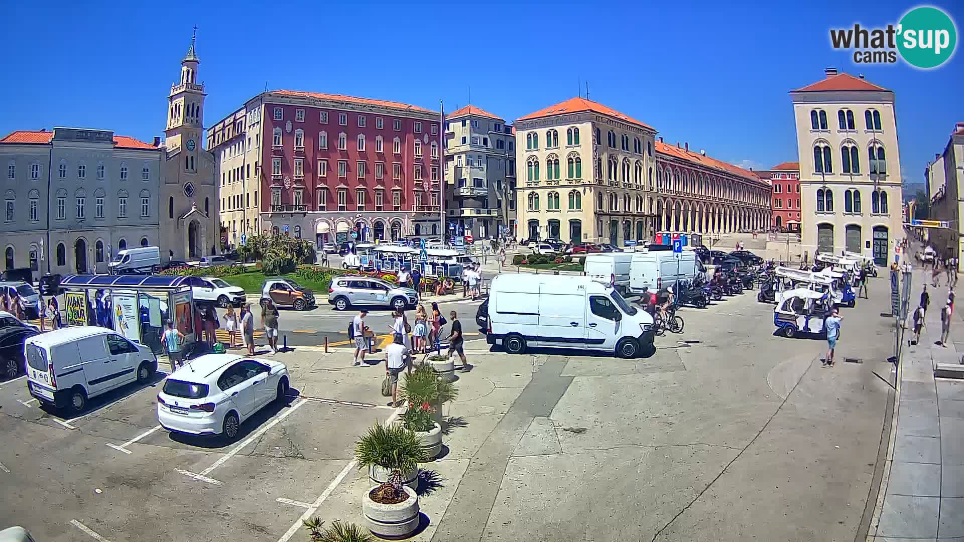 Webcam Split Riva – Prokurative | Trg Republike
