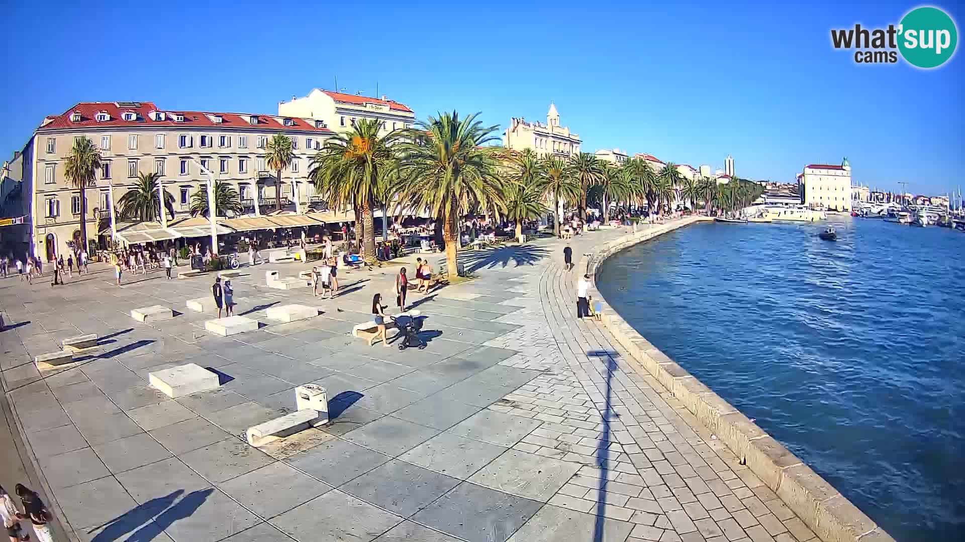 Webcam Split Riva – Prokurative | Trg Republike
