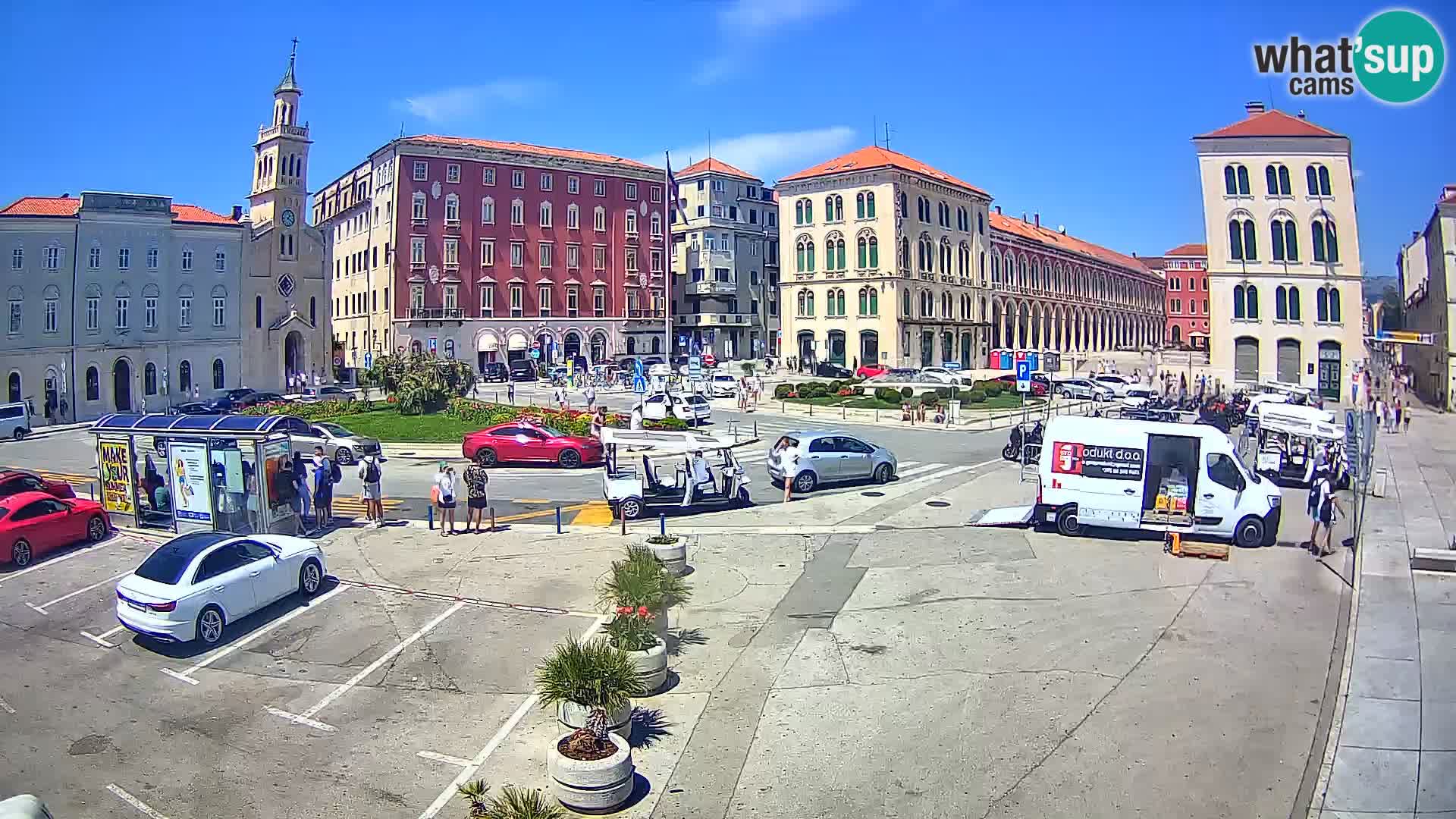 Webcam Split Riva – Prokurative | Trg Republike