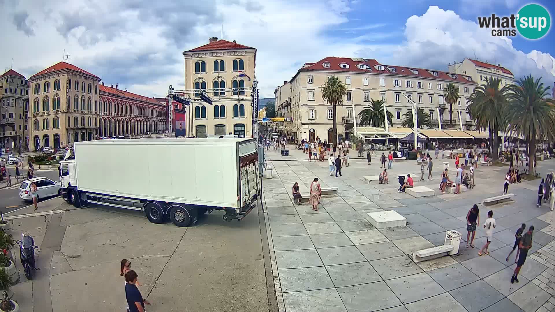 Webcam Split Riva – Prokurative | Trg Republike