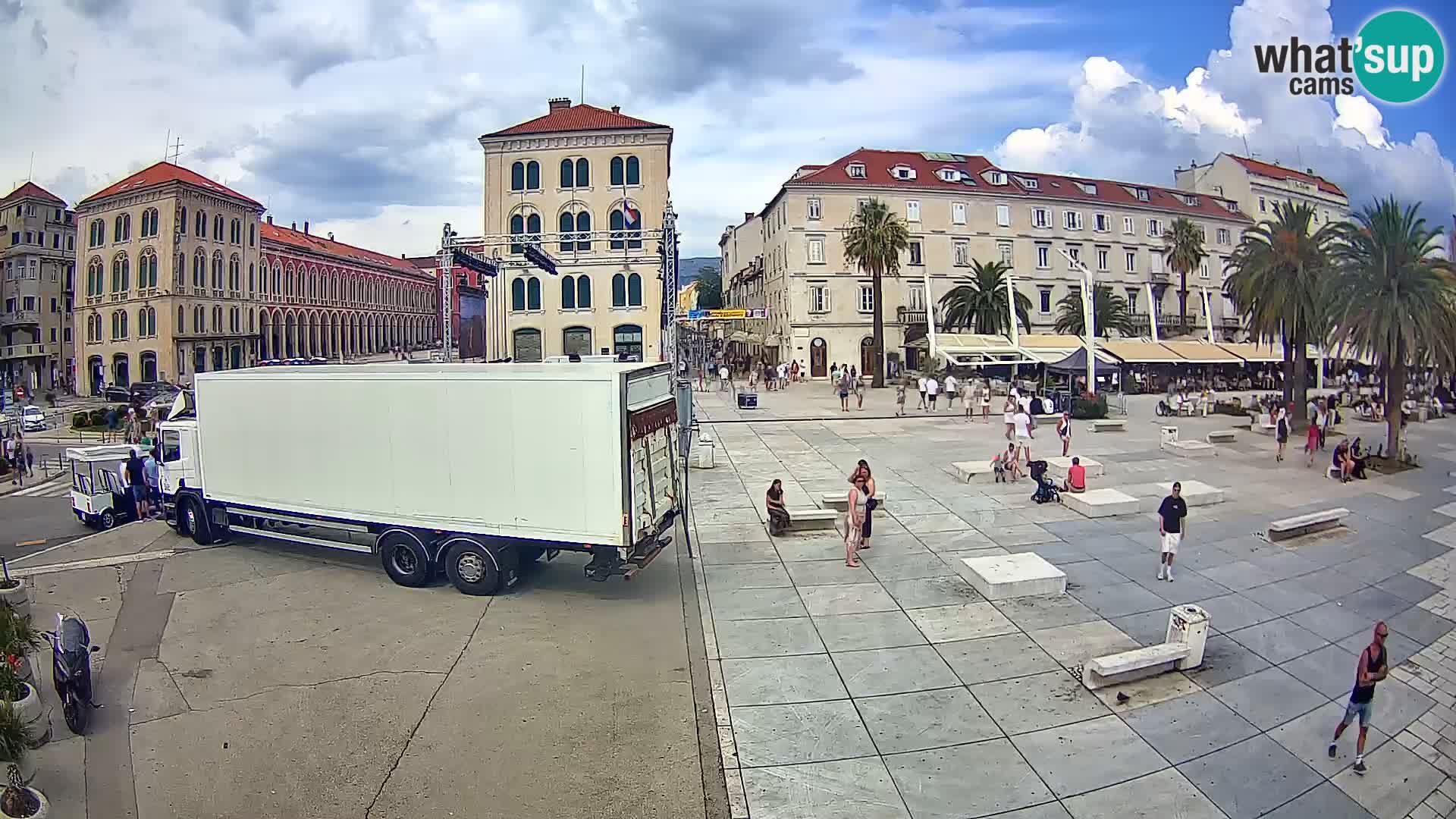 Webcam Split Riva – Prokurative | Trg Republike