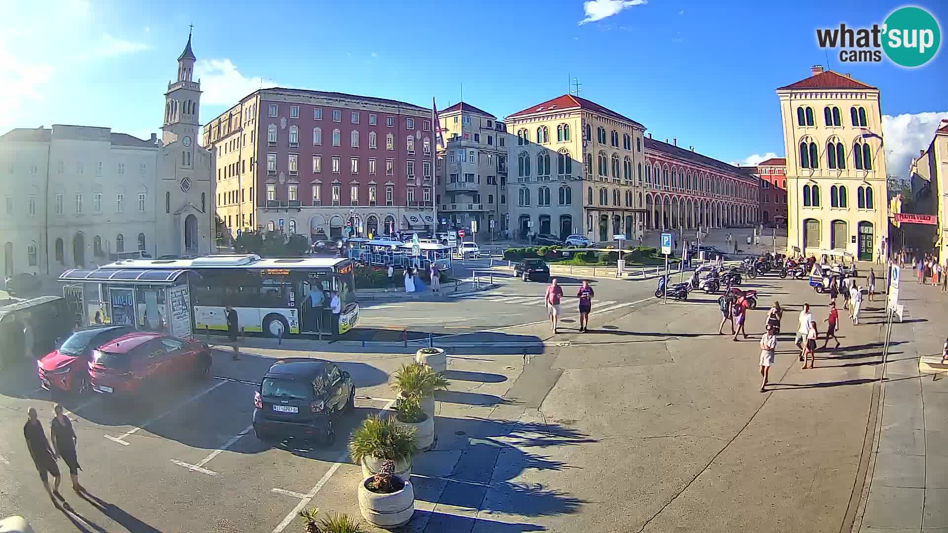 Webcam Spalato Riva – Prokurative | Piazza della Republika