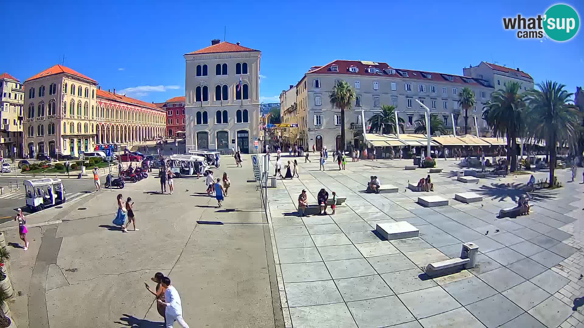 Webcam Split Riva – Prokurative | Trg Republike