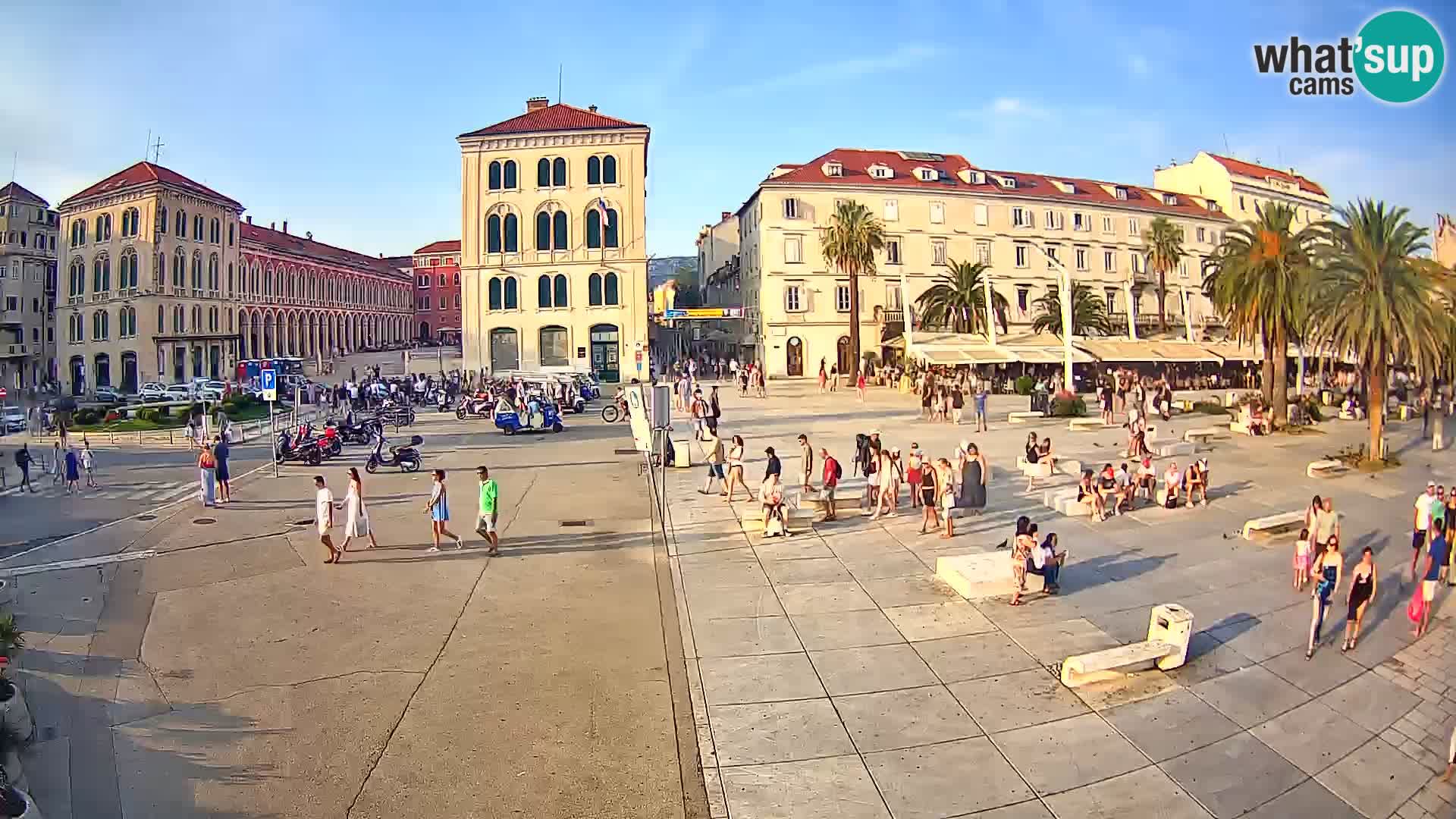 Webcam Split Riva – Prokurative | Trg Republike