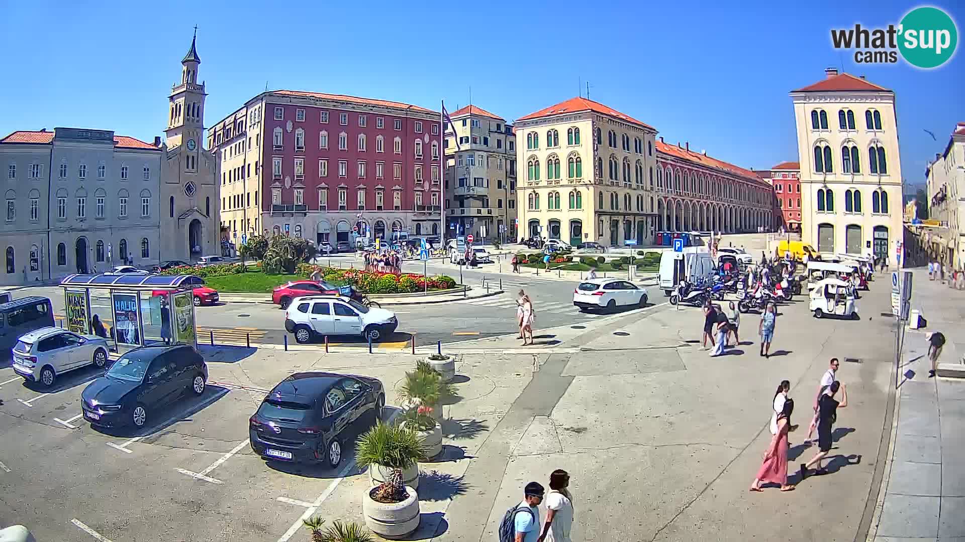 Webcam Split Riva – Prokurative | Trg Republike