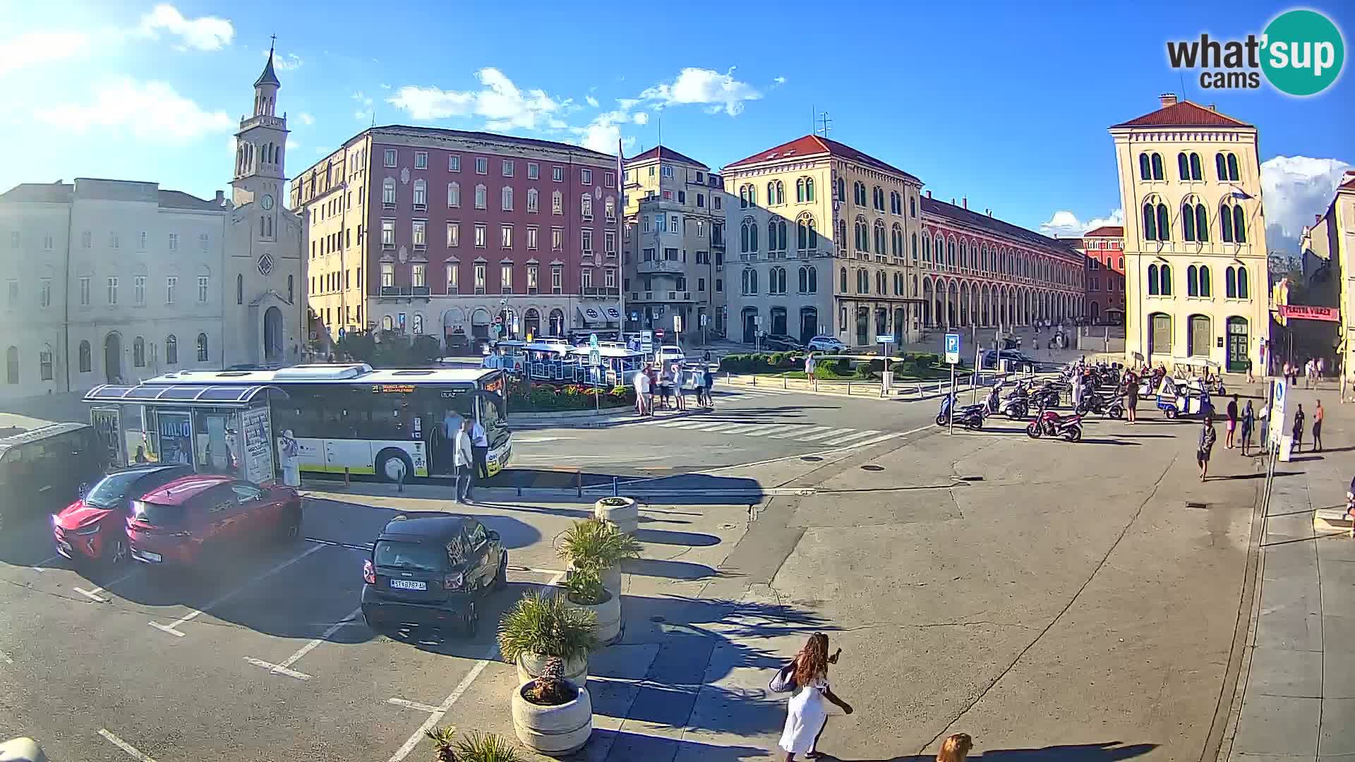 Webcam Split Riva – Prokurative | Trg Republike